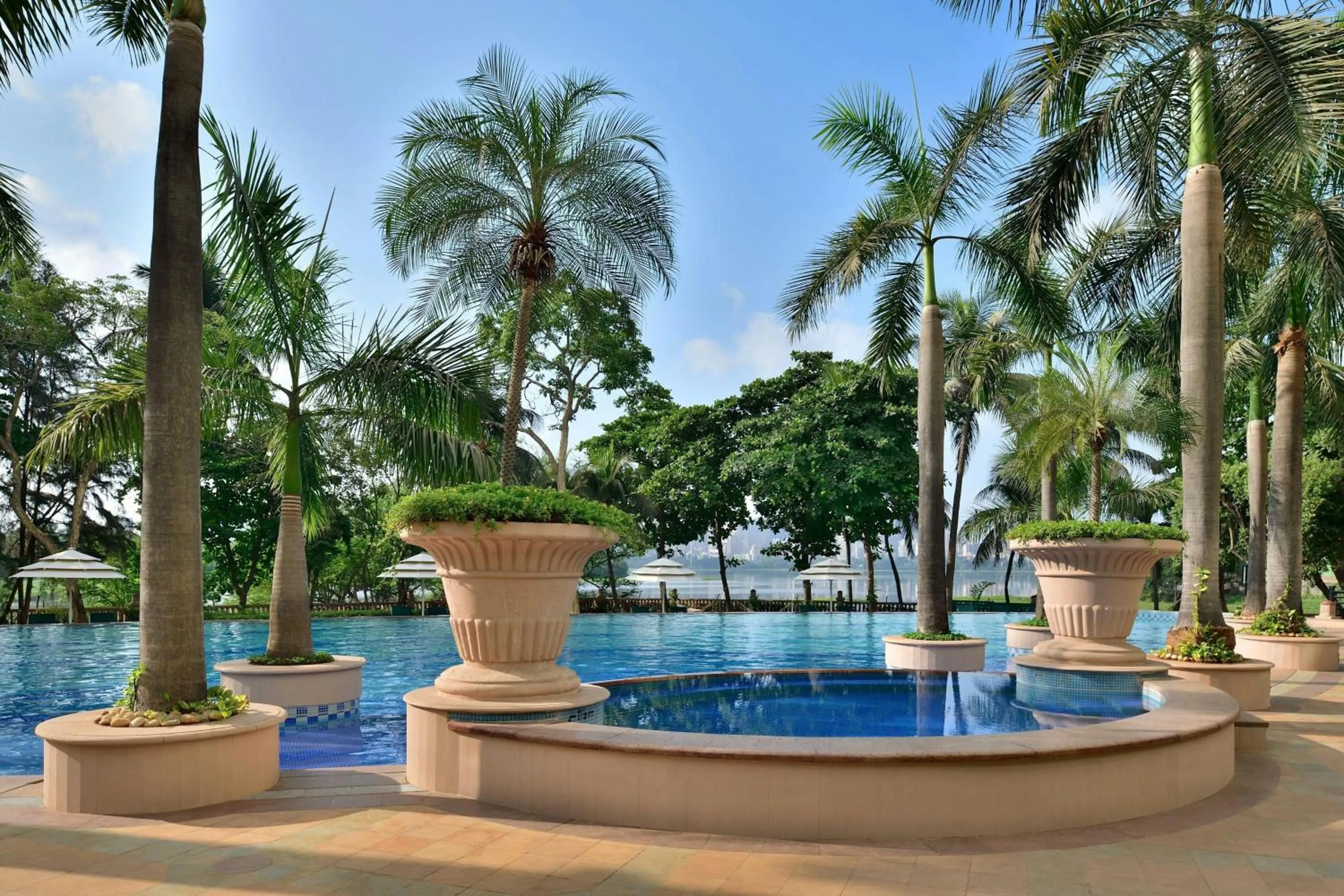 Swimming pool in The Westin Mumbai Powai Lake