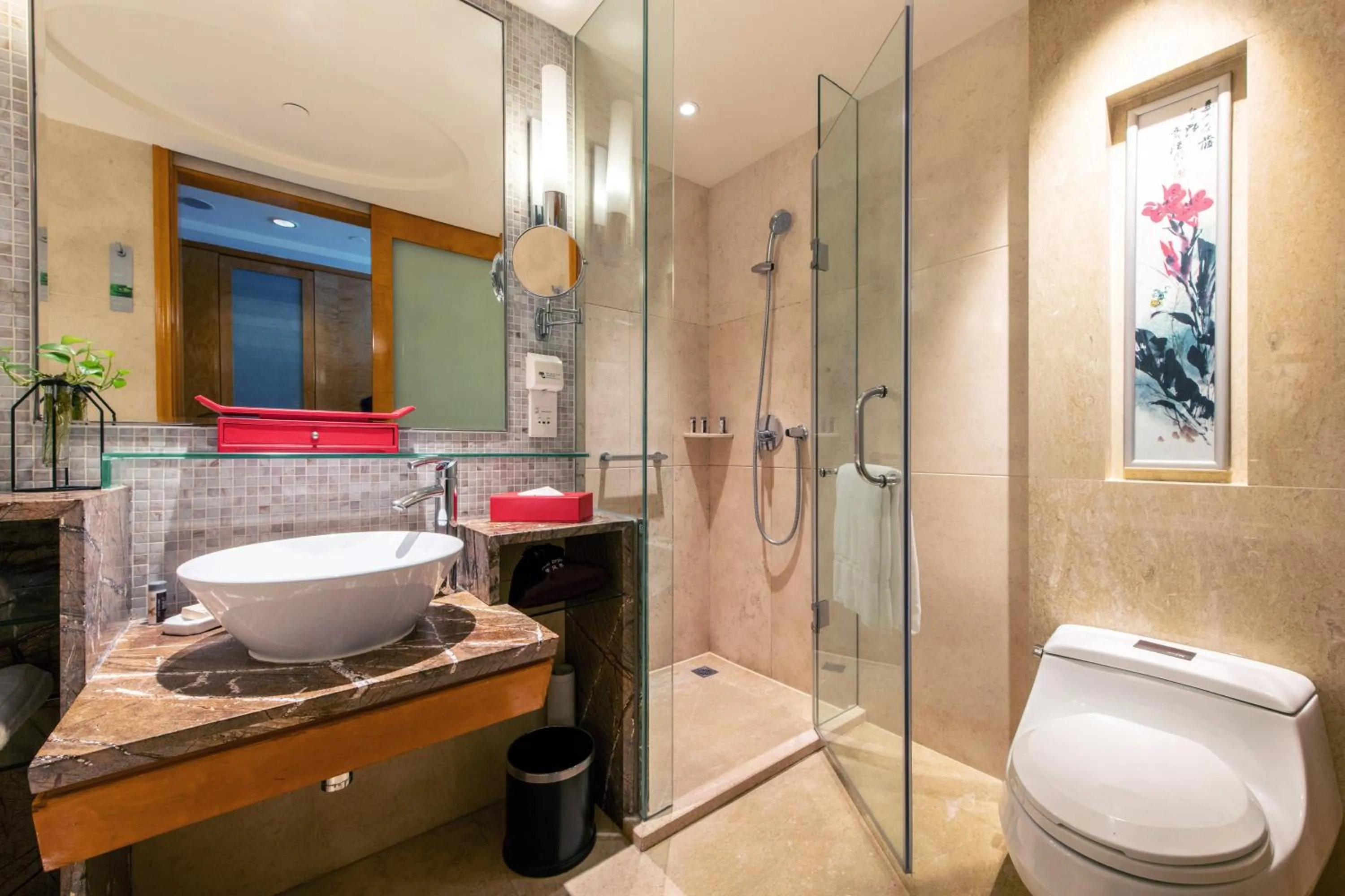 Toilet in Renaissance Suzhou Hotel