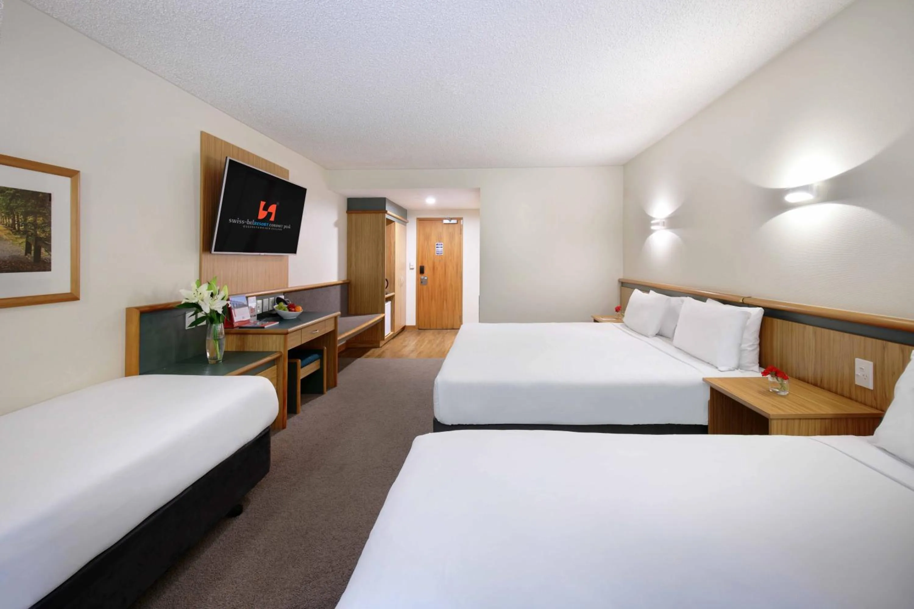 Bed in Swiss-Belresort Coronet Peak