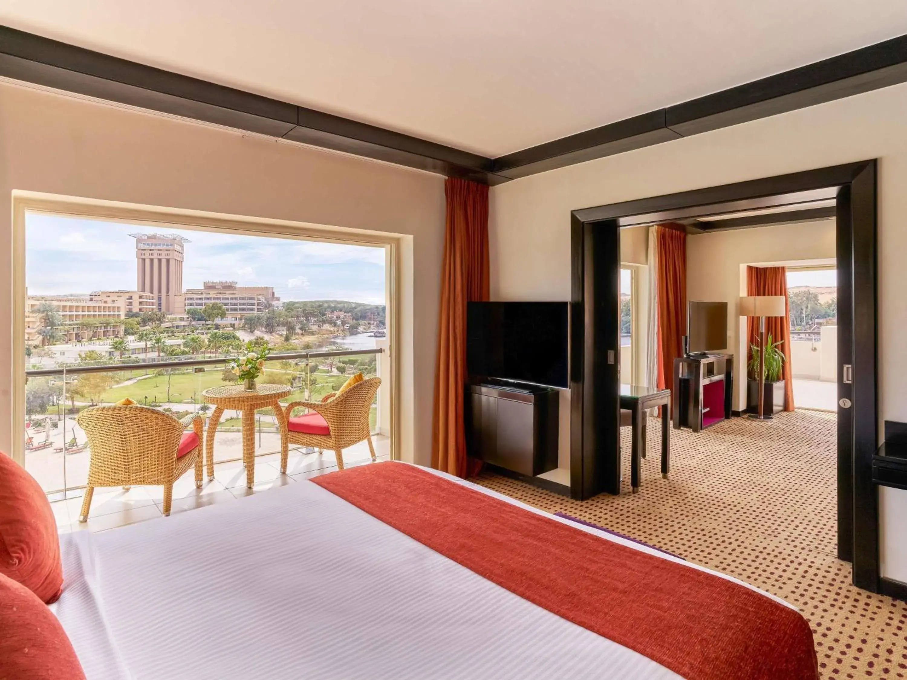 Junior King Suite with Nile View in Mövenpick Resort Aswan Junior King Suite with Nile View in Mövenpick Resort Aswan