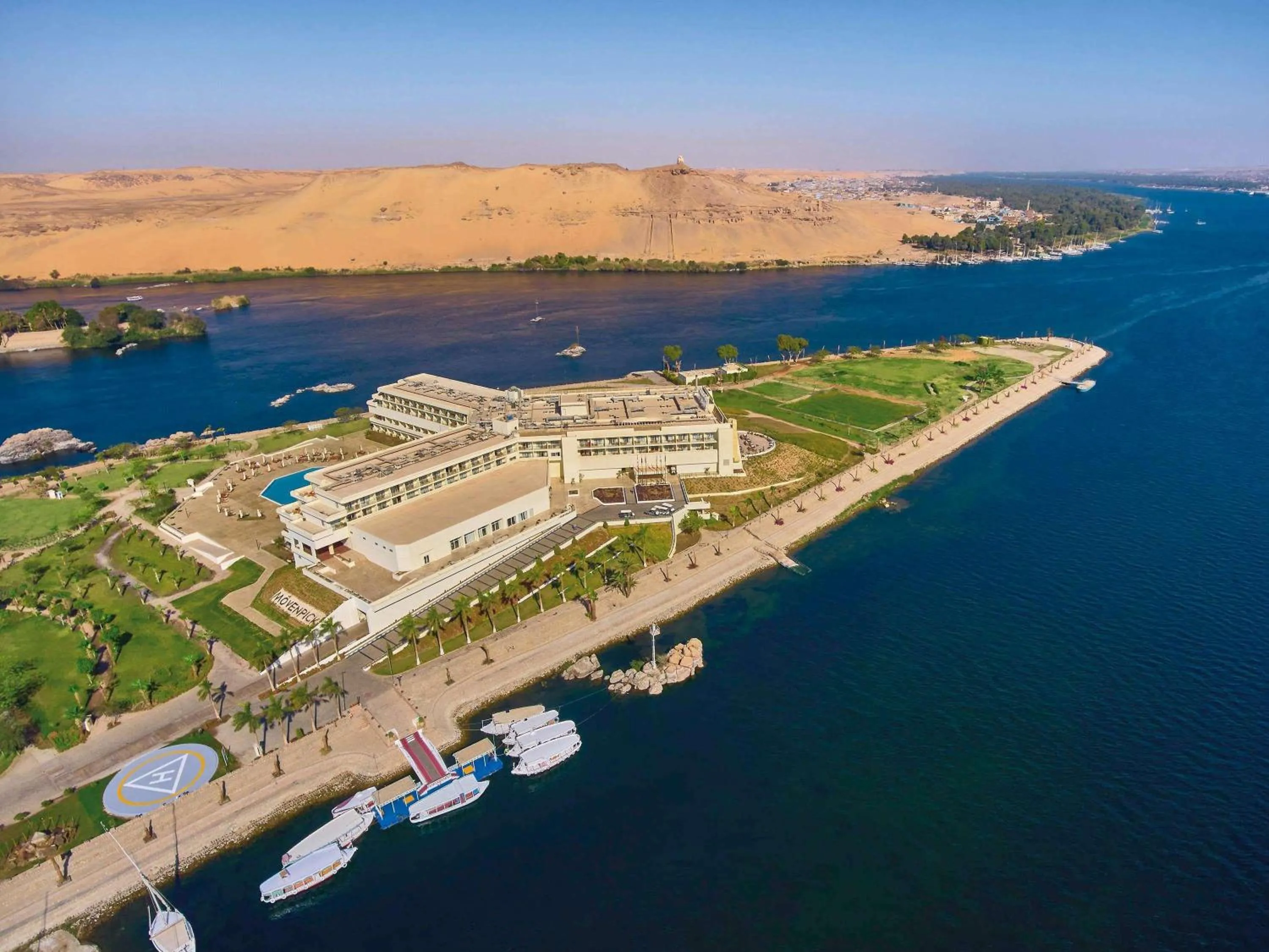 Property building in Mövenpick Resort Aswan
