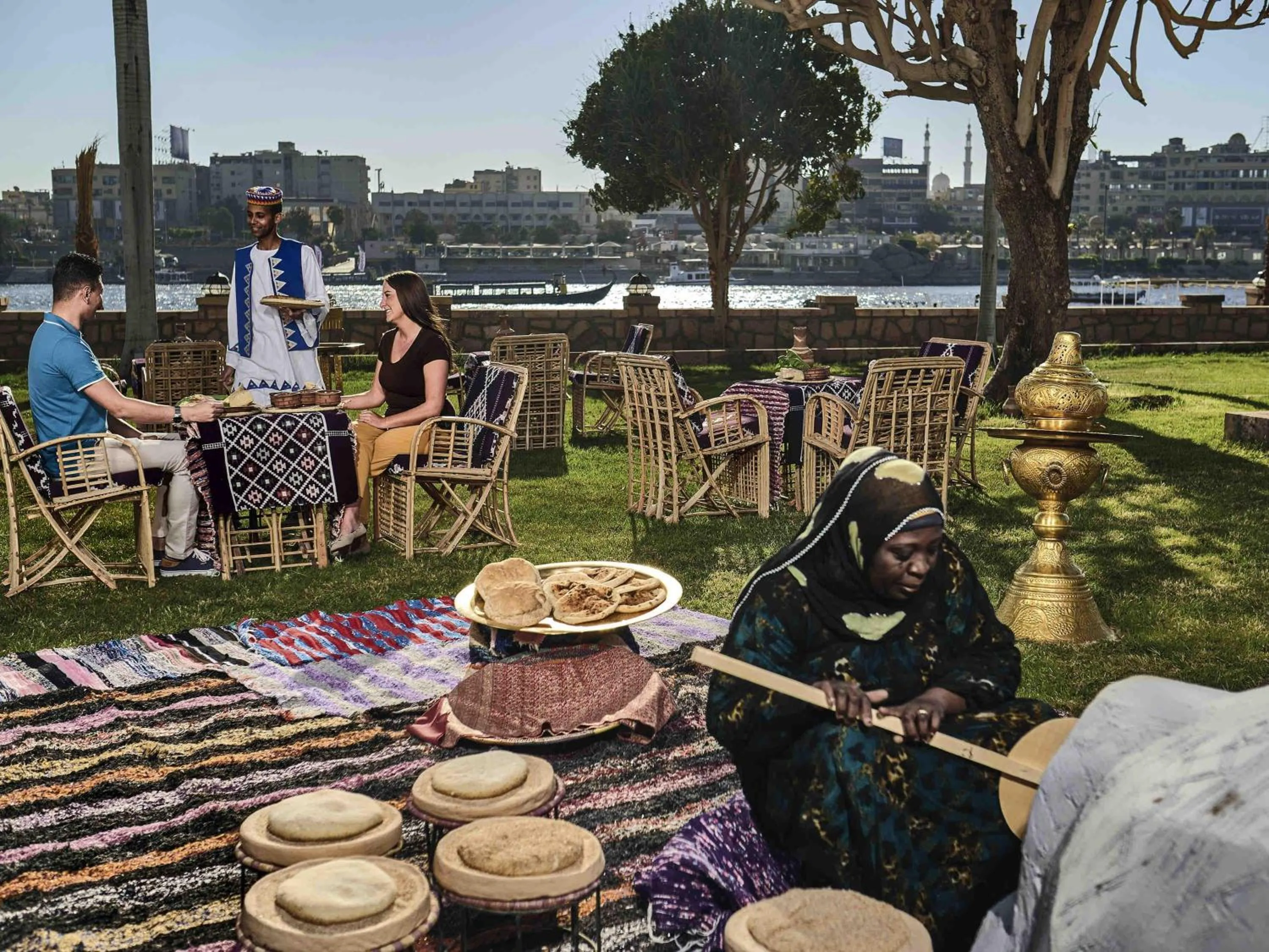Breakfast in Mövenpick Resort Aswan