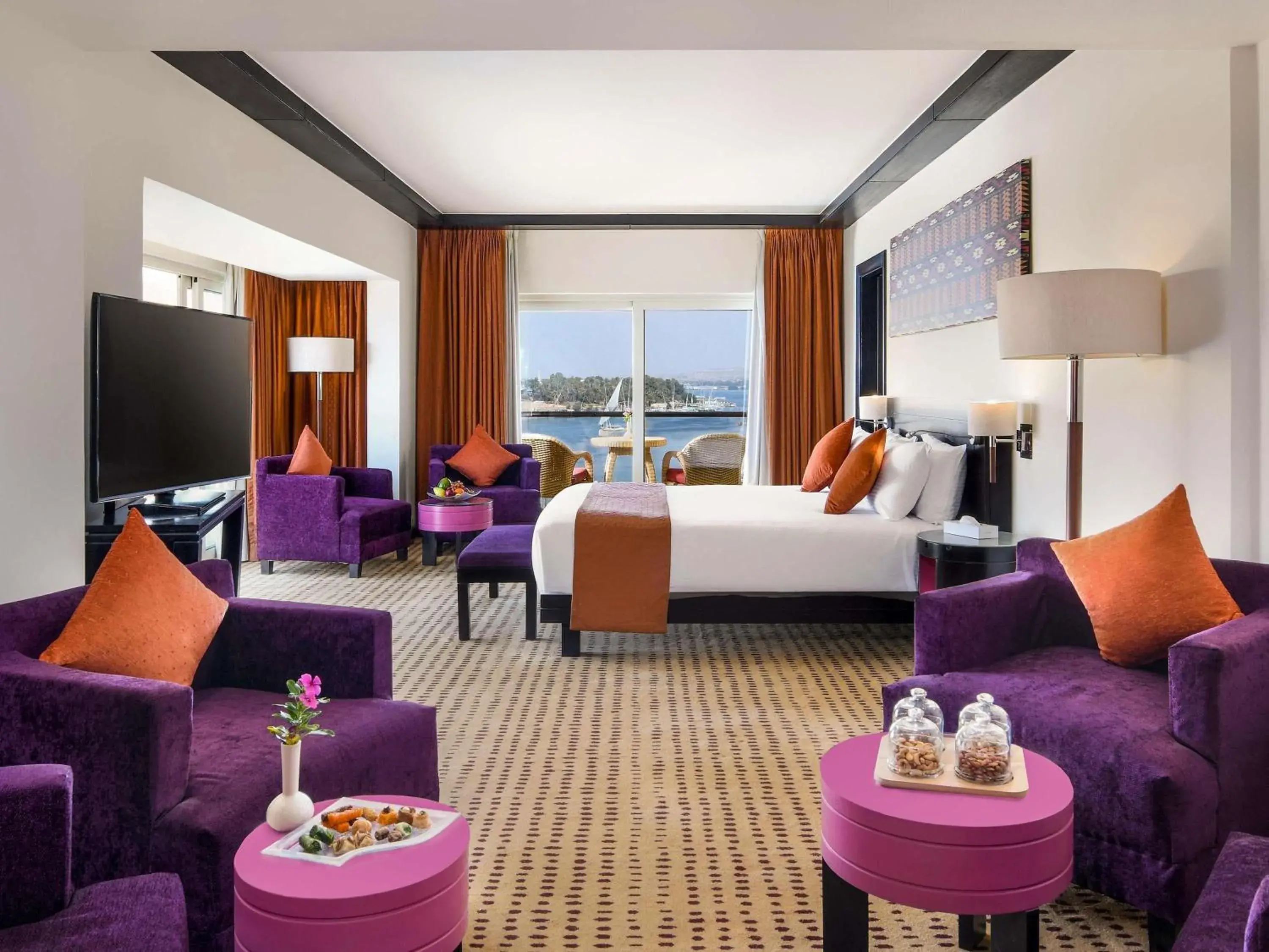 Presidential Suite with River View in Mövenpick Resort Aswan Presidential Suite with River View in Mövenpick Resort Aswan