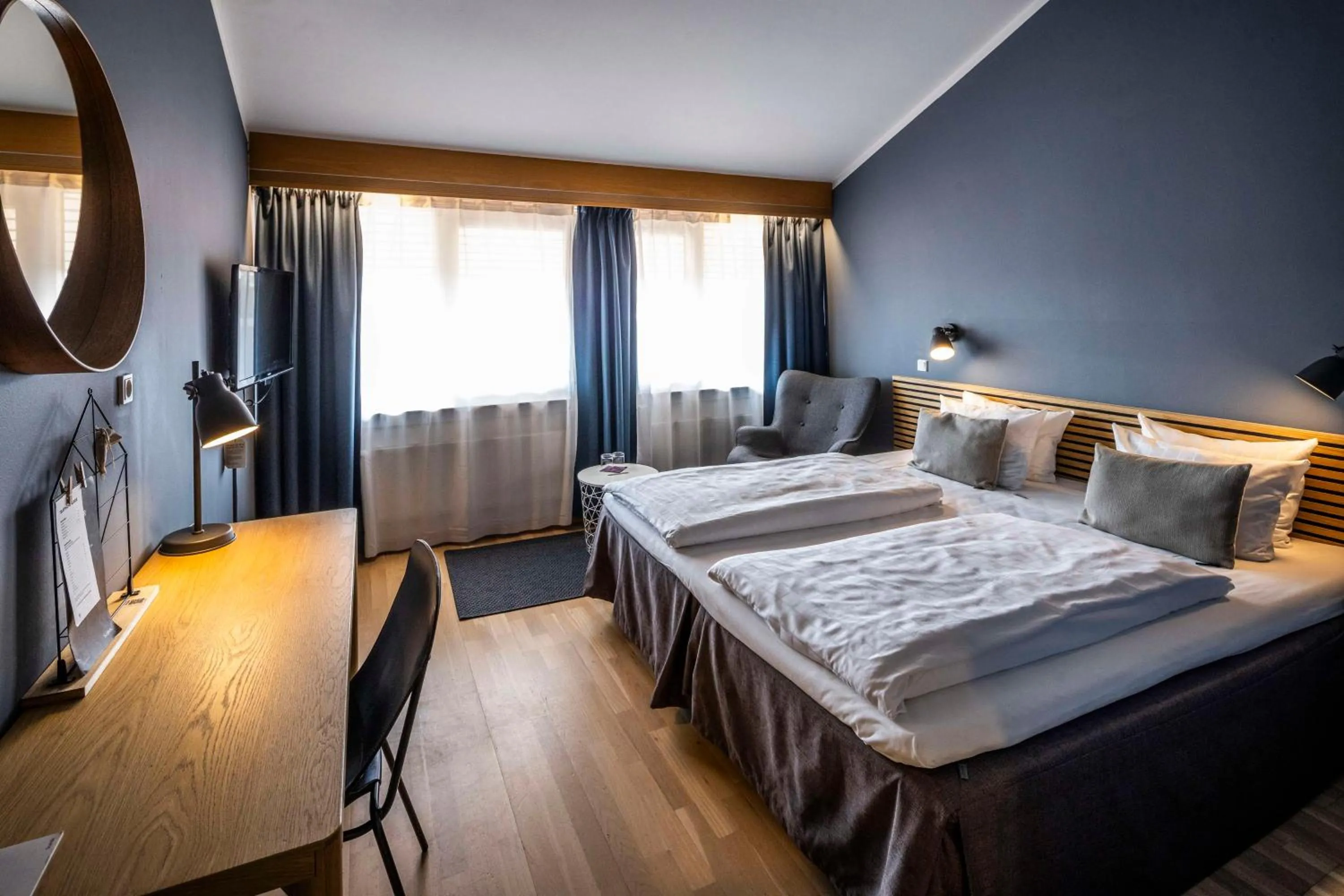 Bedroom, Bed in Scandic Ringsted