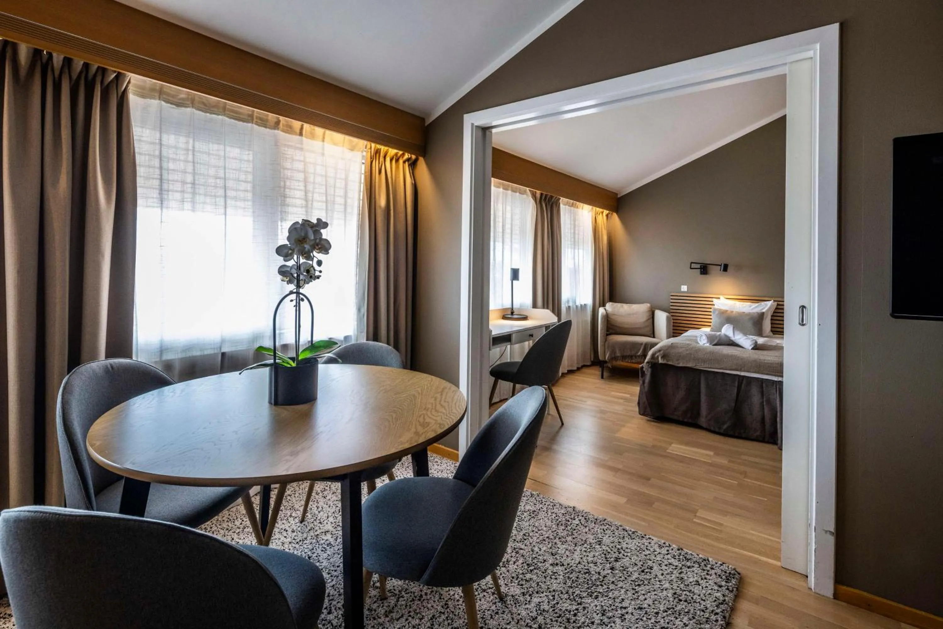 Photo of the whole room, Bed in Scandic Ringsted