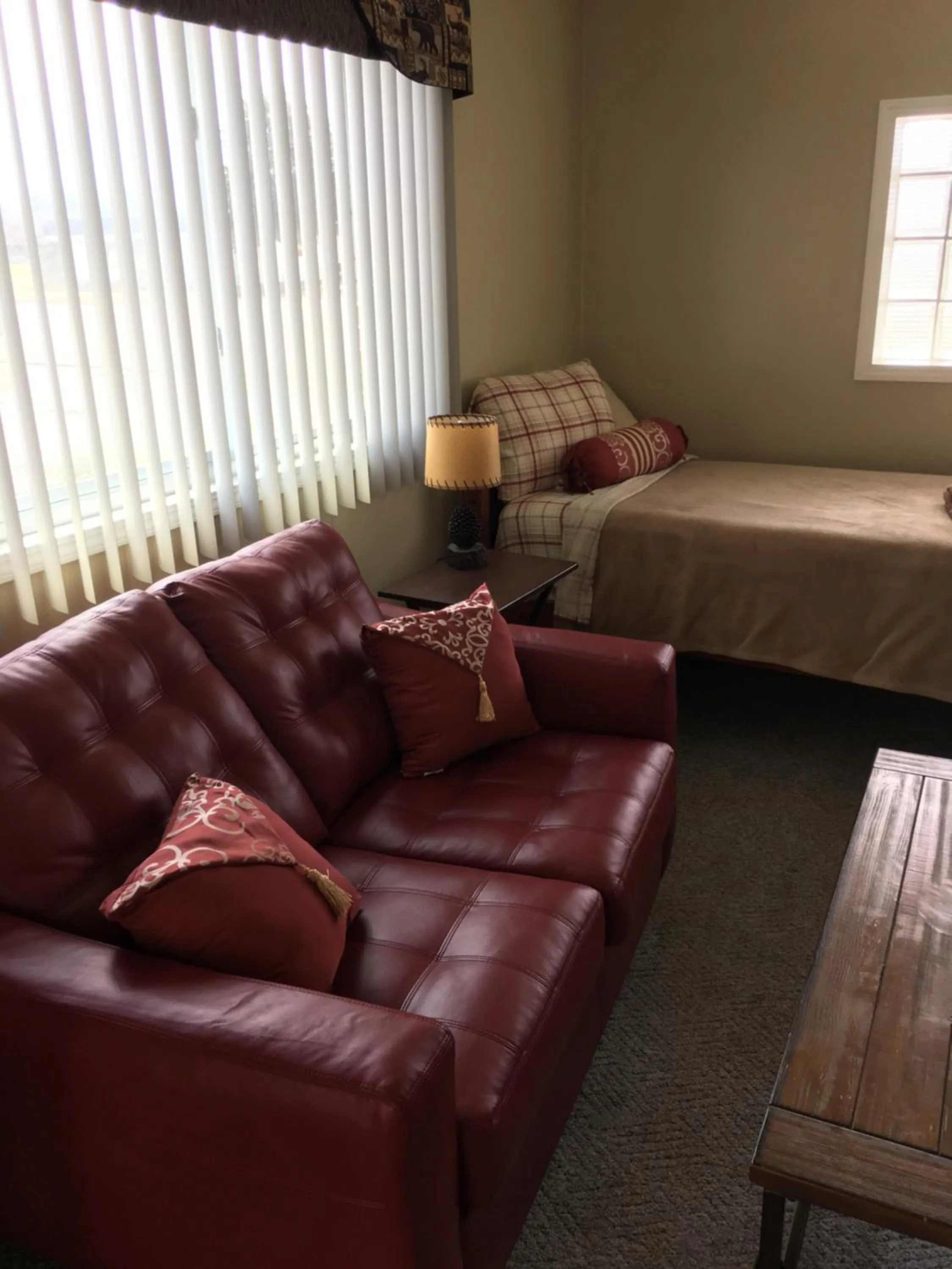 Bed in Big Bear Lodge