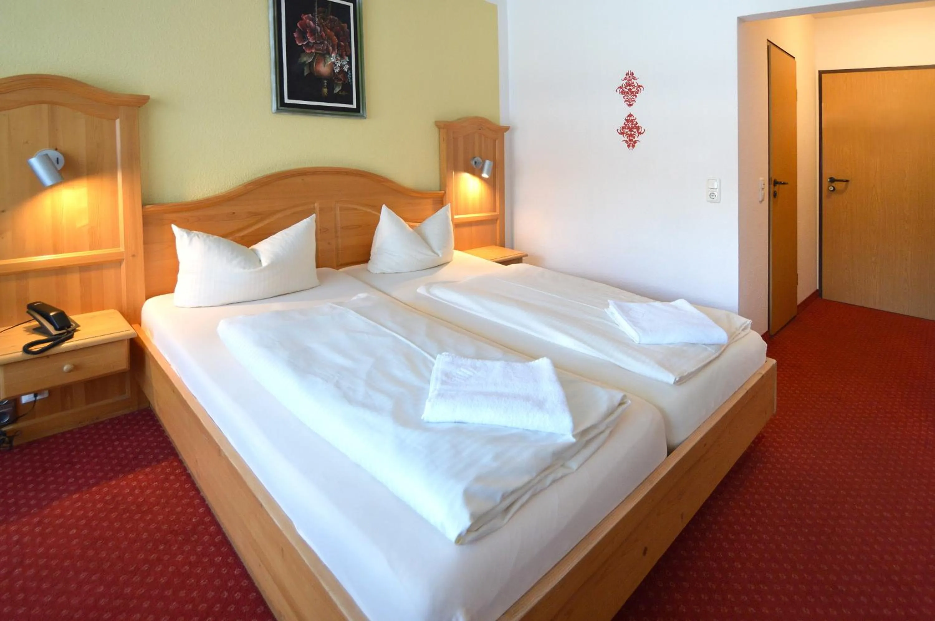 Photo of the whole room, Bed in Gasthof Hotel zur Post