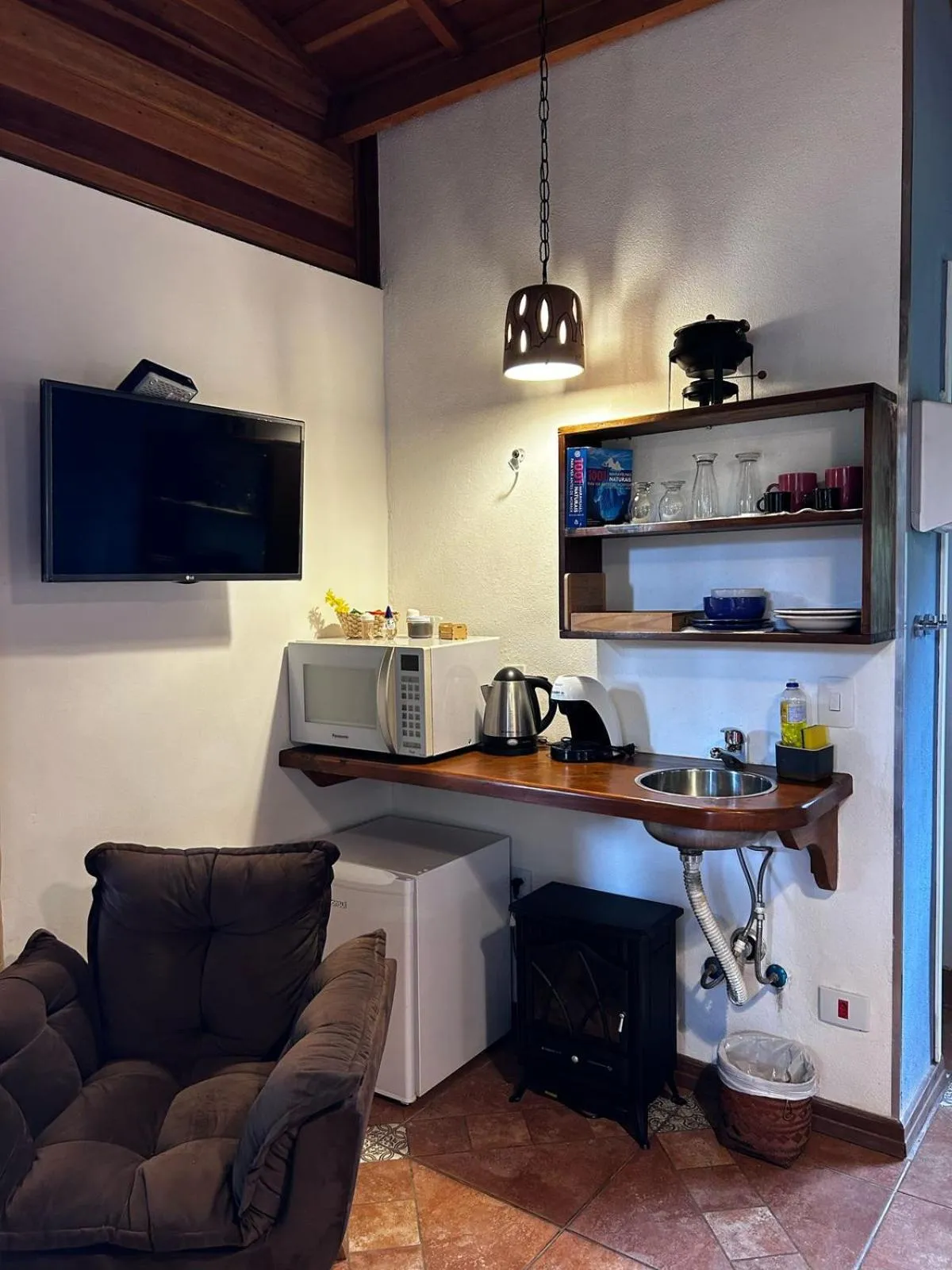 Coffee/tea facilities in Chalés ANECUEM