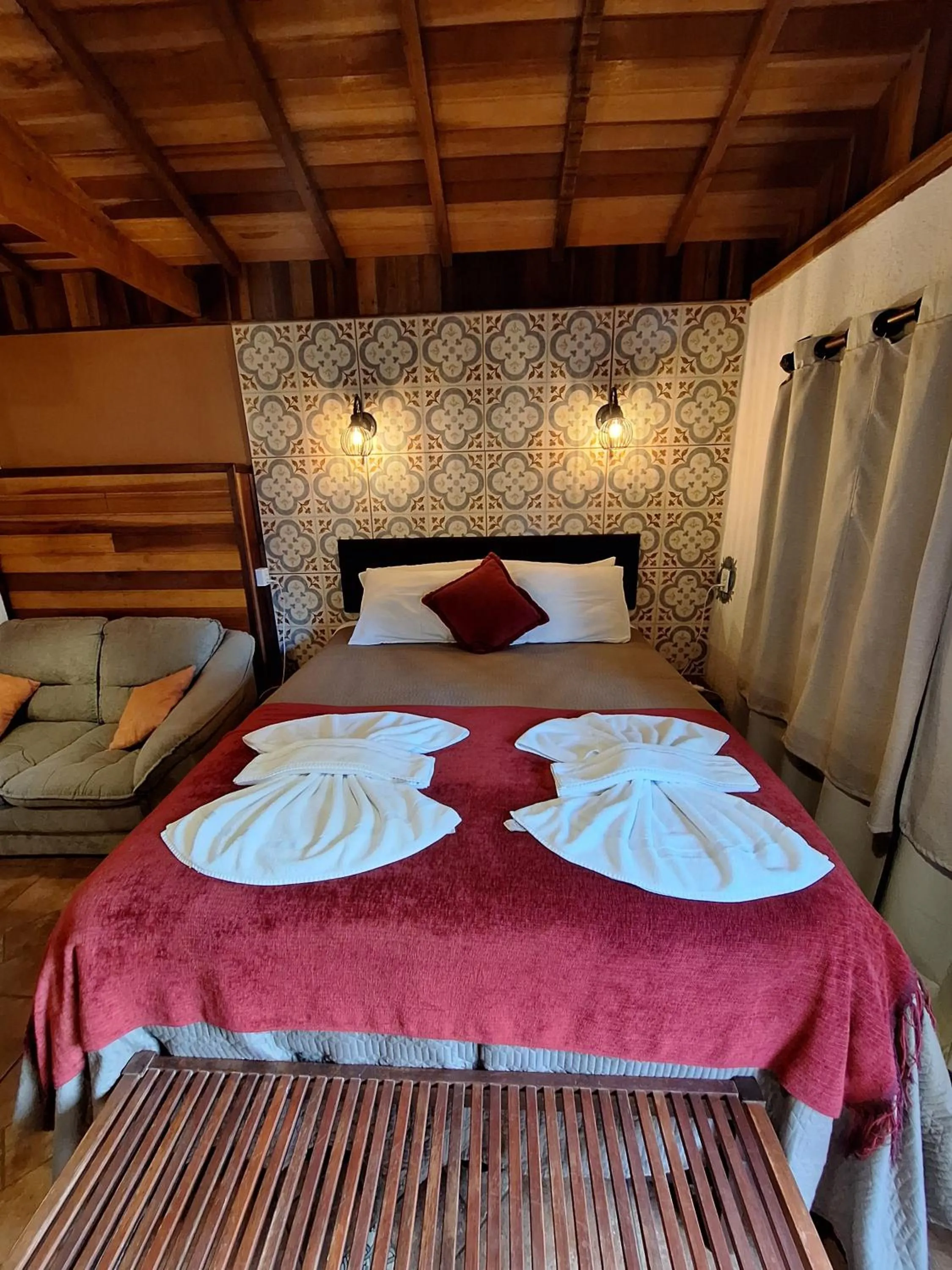 Bedroom, Bed in Chalés ANECUEM