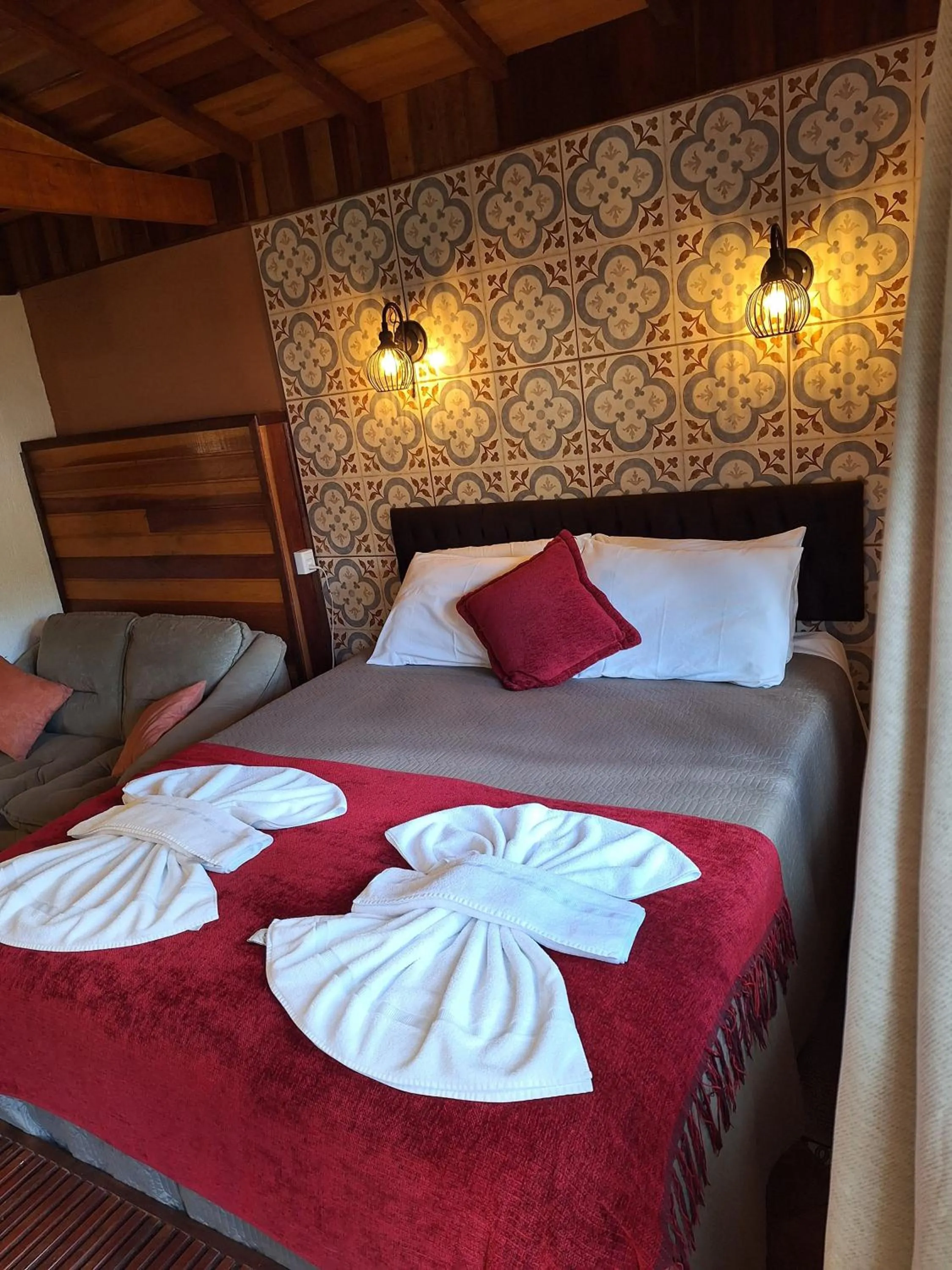 Bedroom, Bed in Chalés ANECUEM