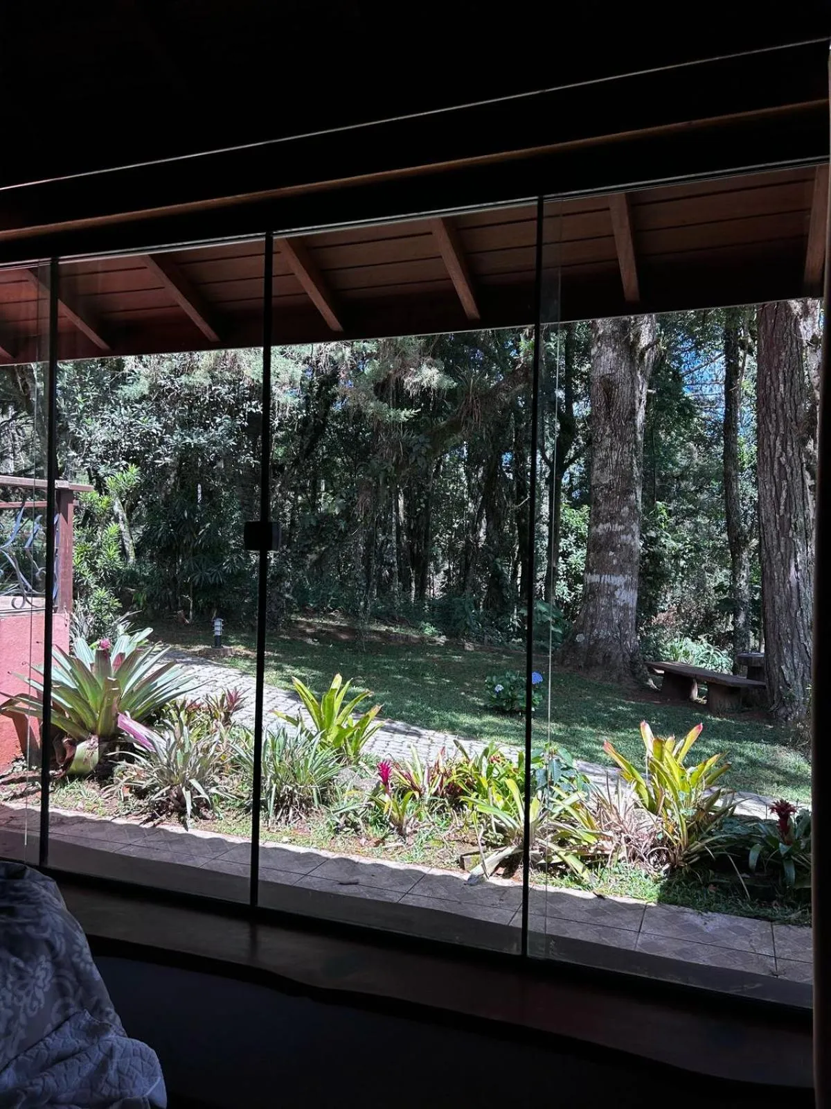 Garden view in Chalés ANECUEM