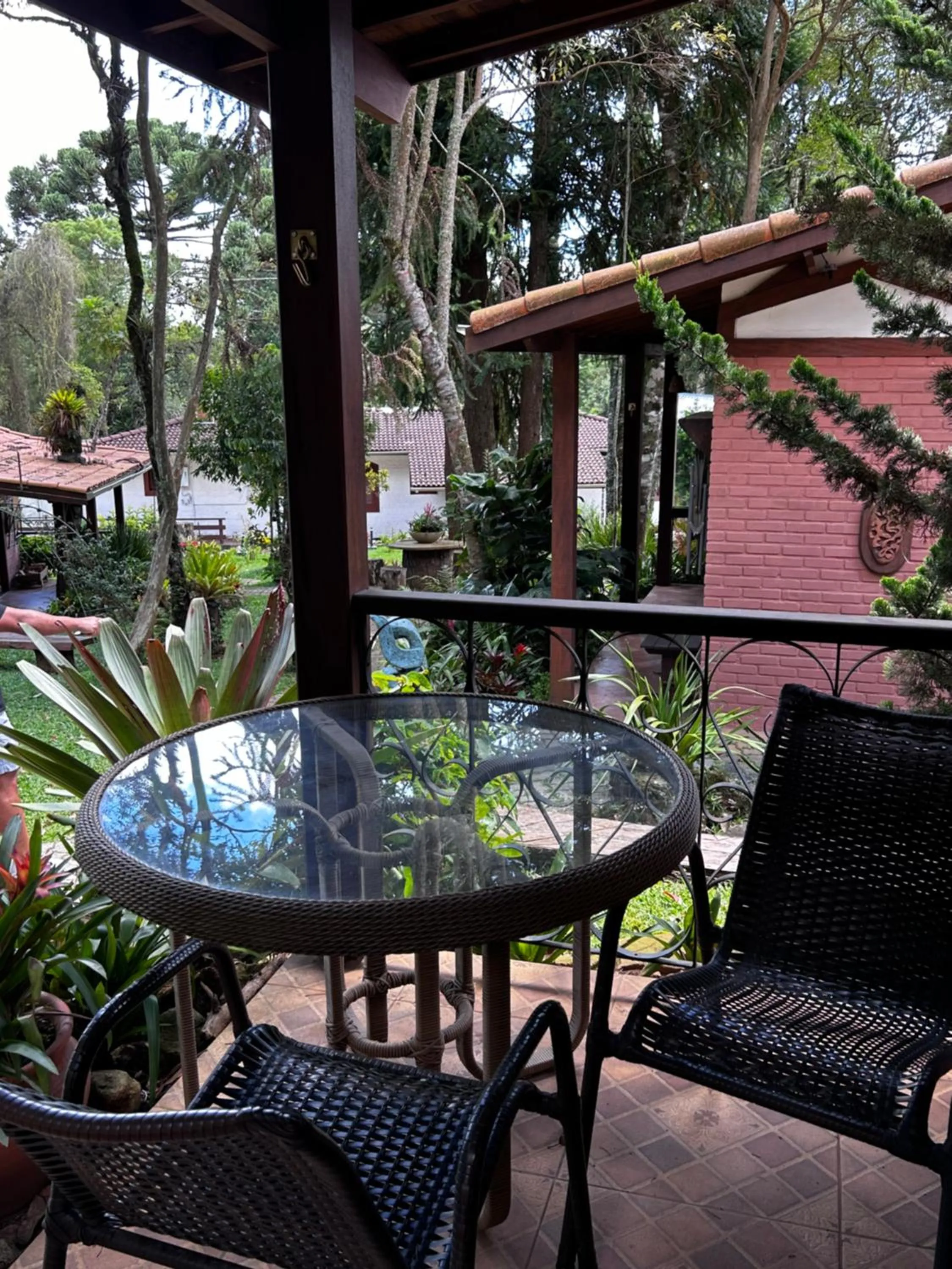 Balcony/Terrace in Chalés ANECUEM