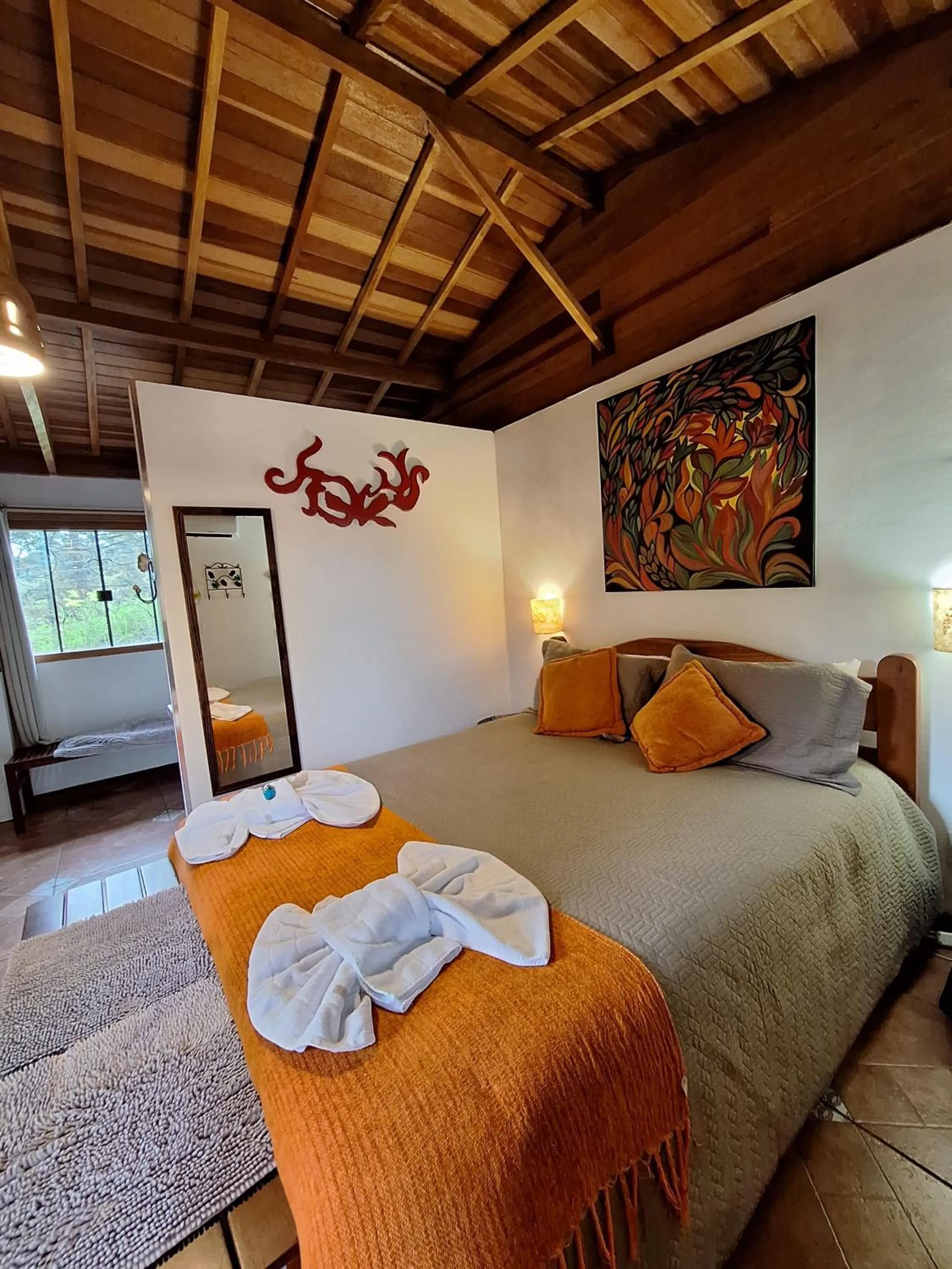 Bedroom, Bed in Chalés ANECUEM