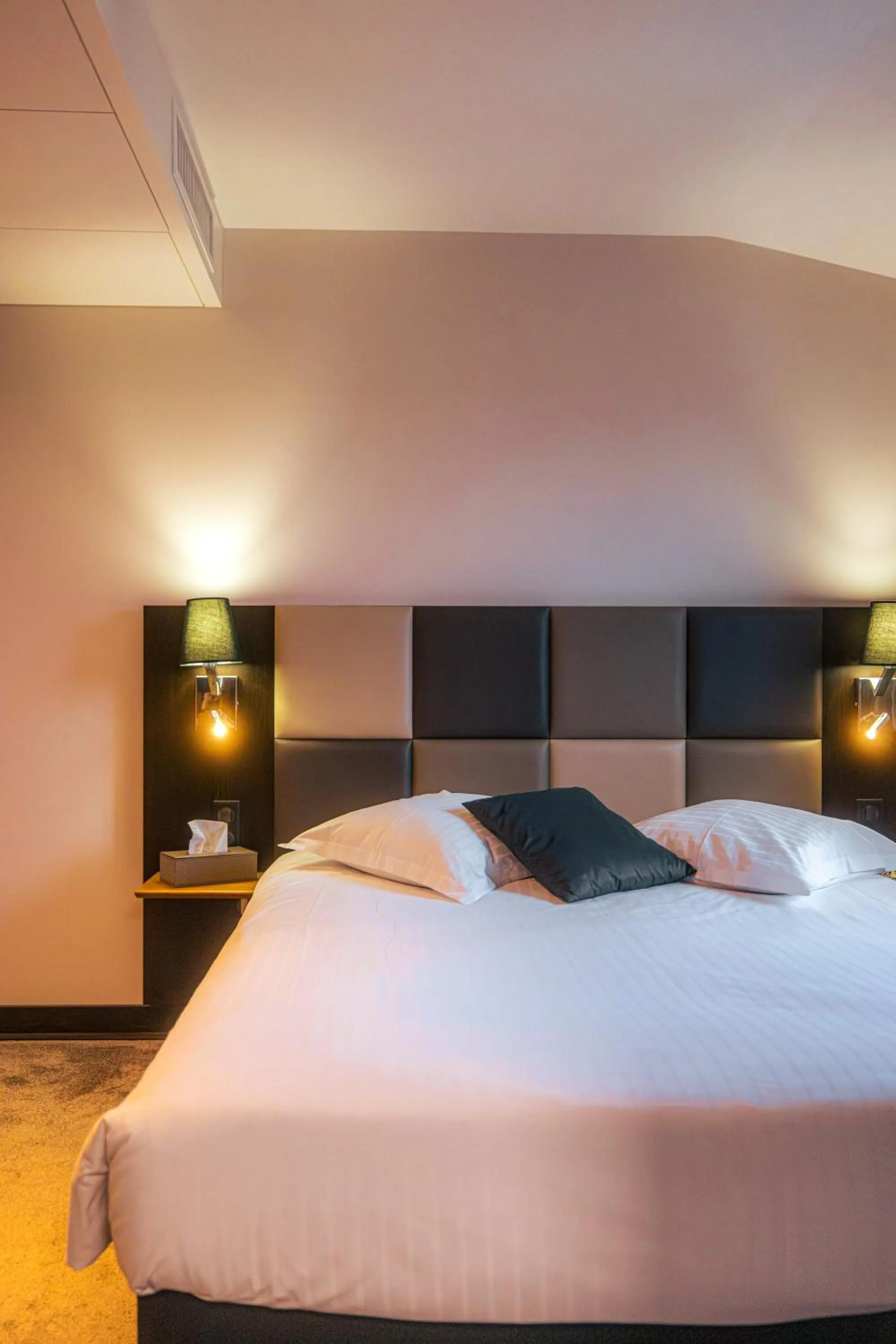 Photo of the whole room, Bed in Hotel Au Nid De Cigognes