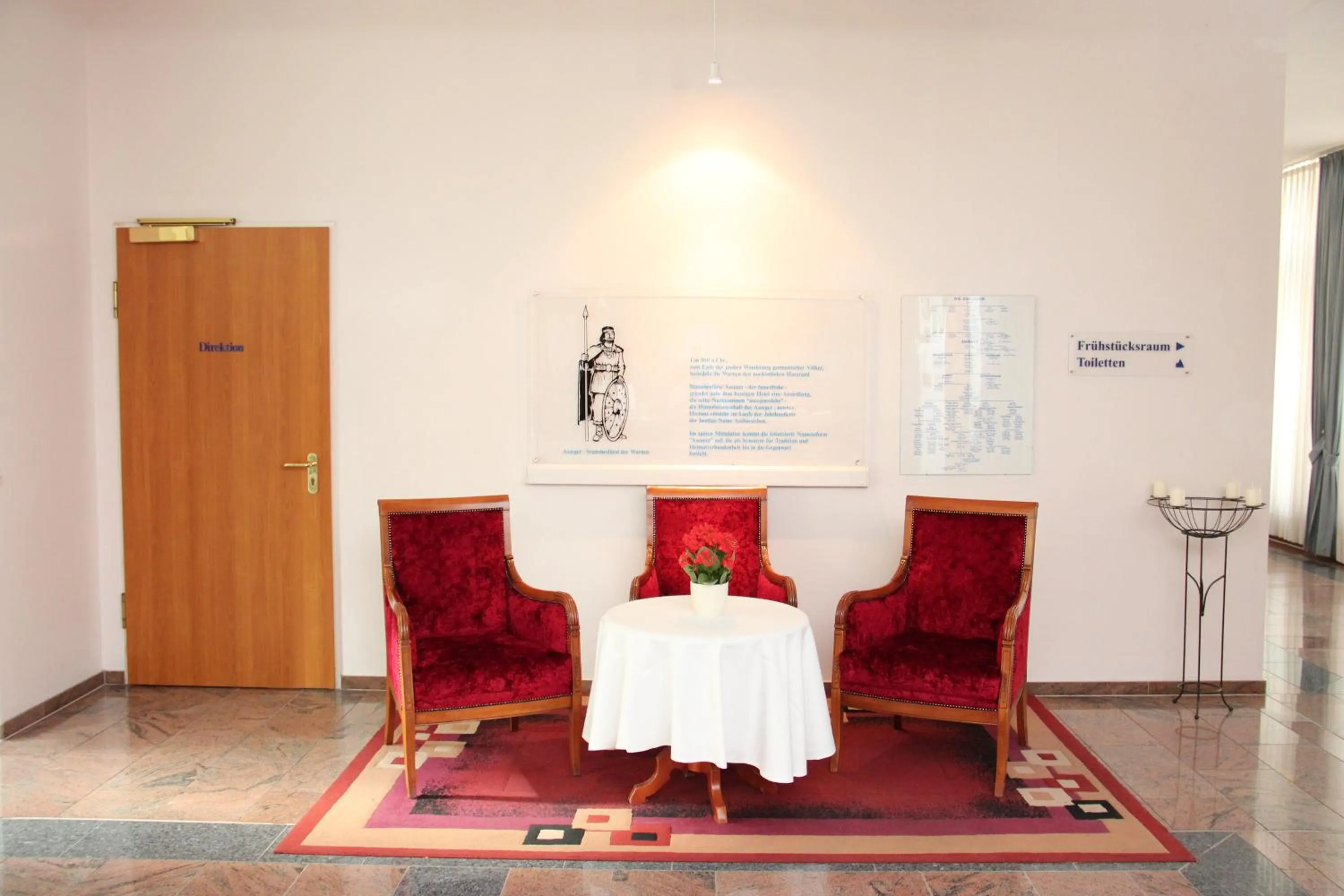 Lobby or reception in Hotel Ascania