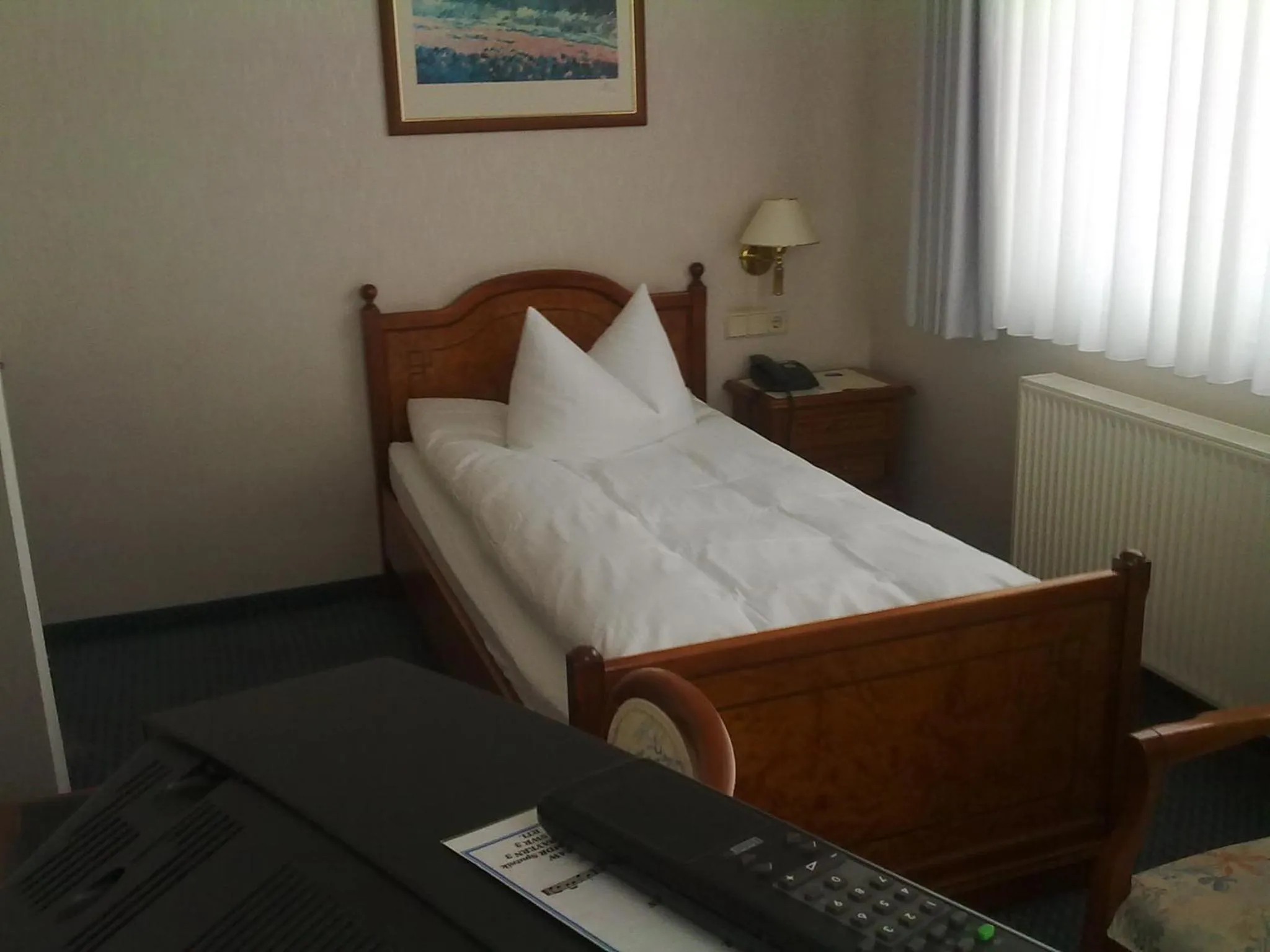 Bed in Hotel Ascania