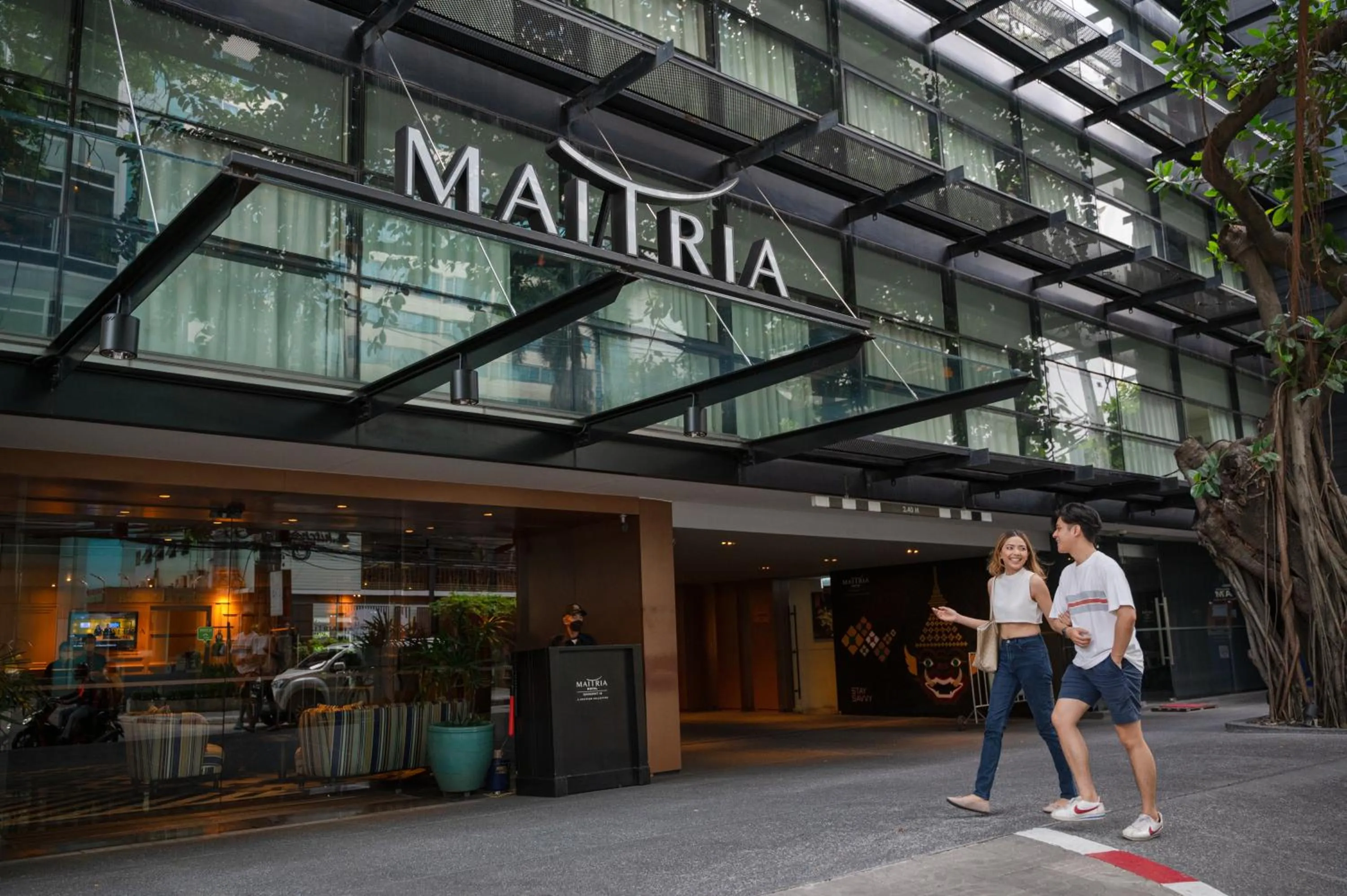 Facade/entrance in Maitria Hotel Sukhumvit 18 Bangkok – A Chatrium Collection