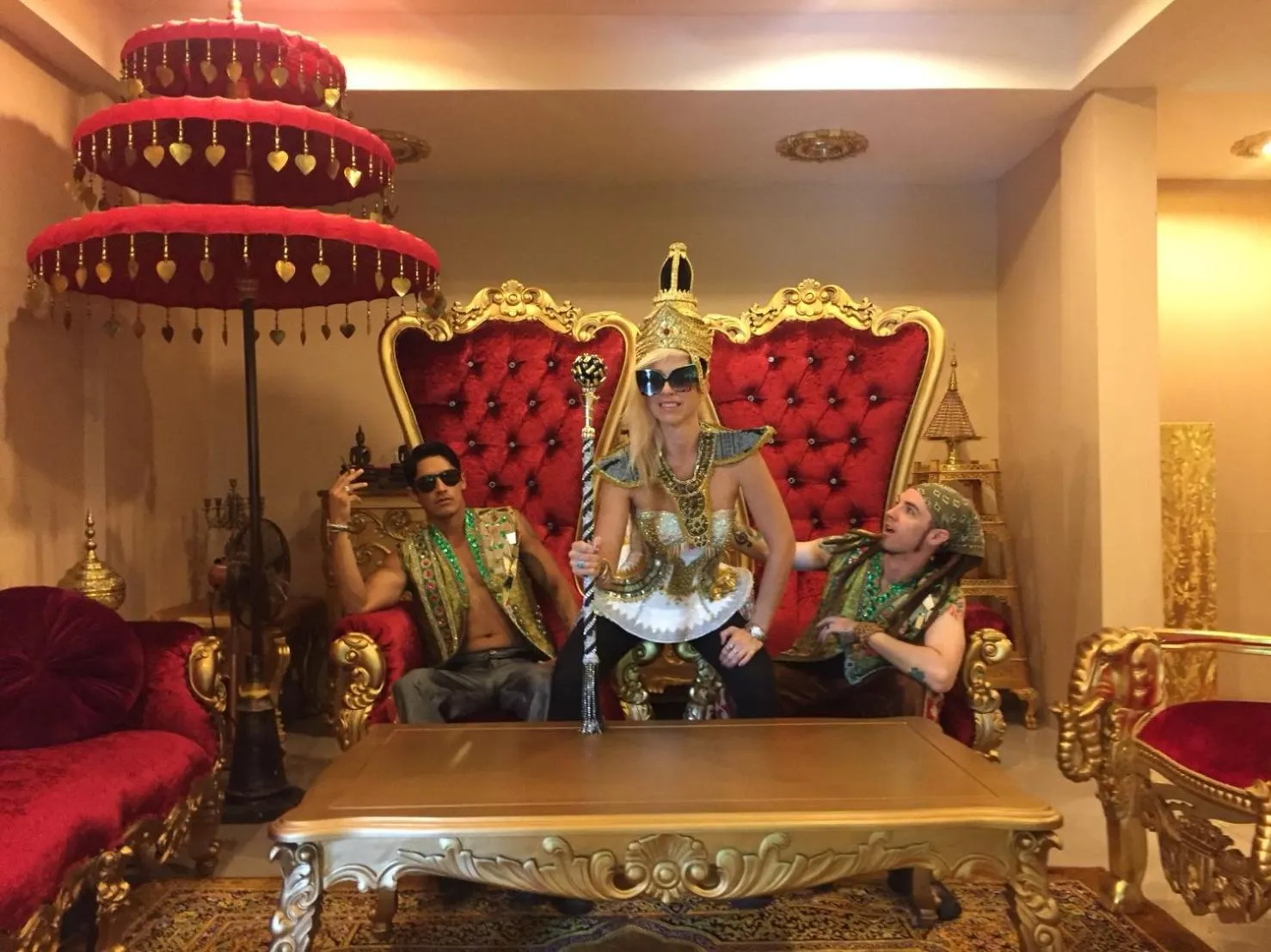 Seating area in Nakaraj Princess Chiang Rai - Walking Street