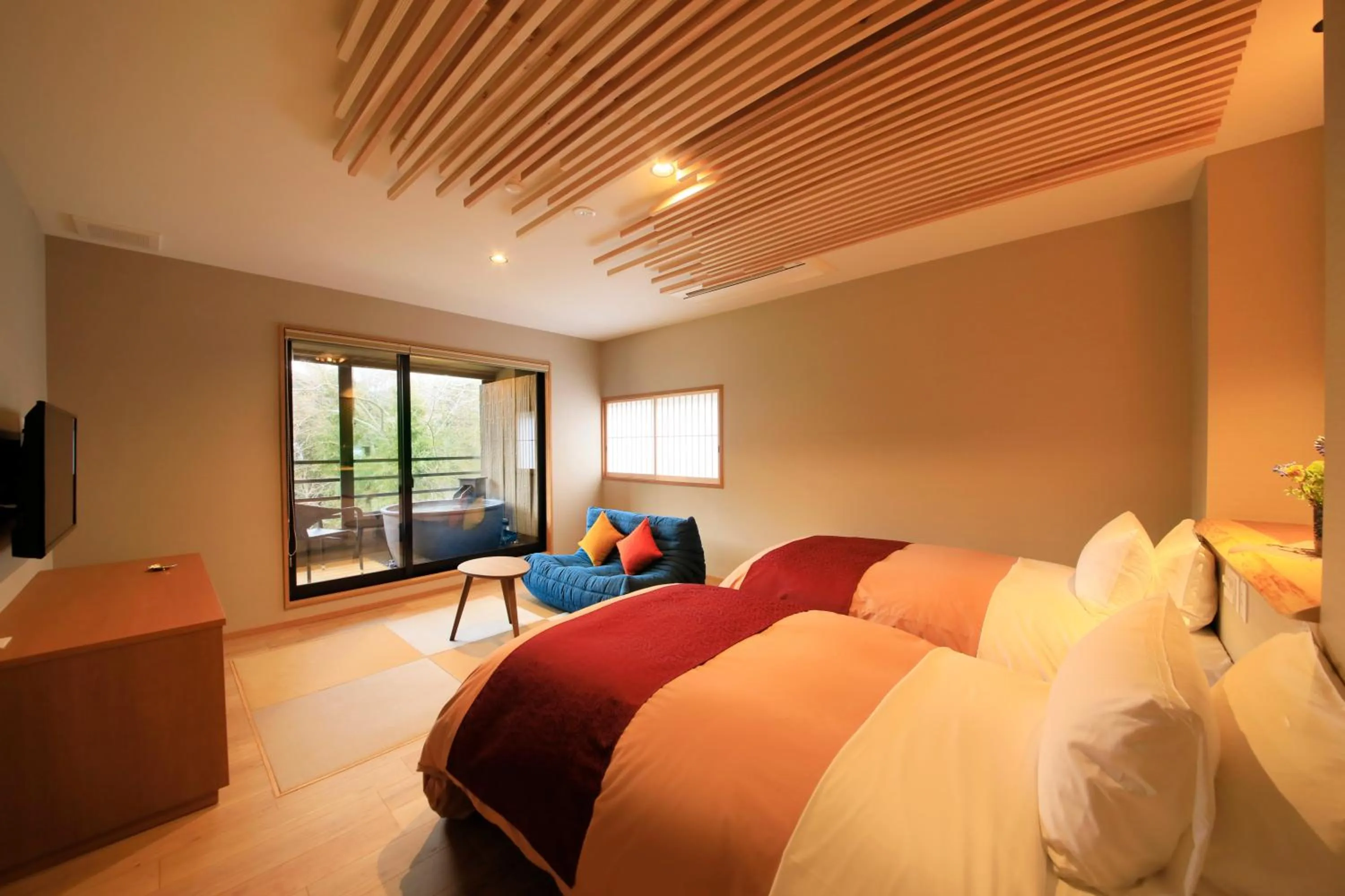 Bed in Hakone Fuga - Adult Only