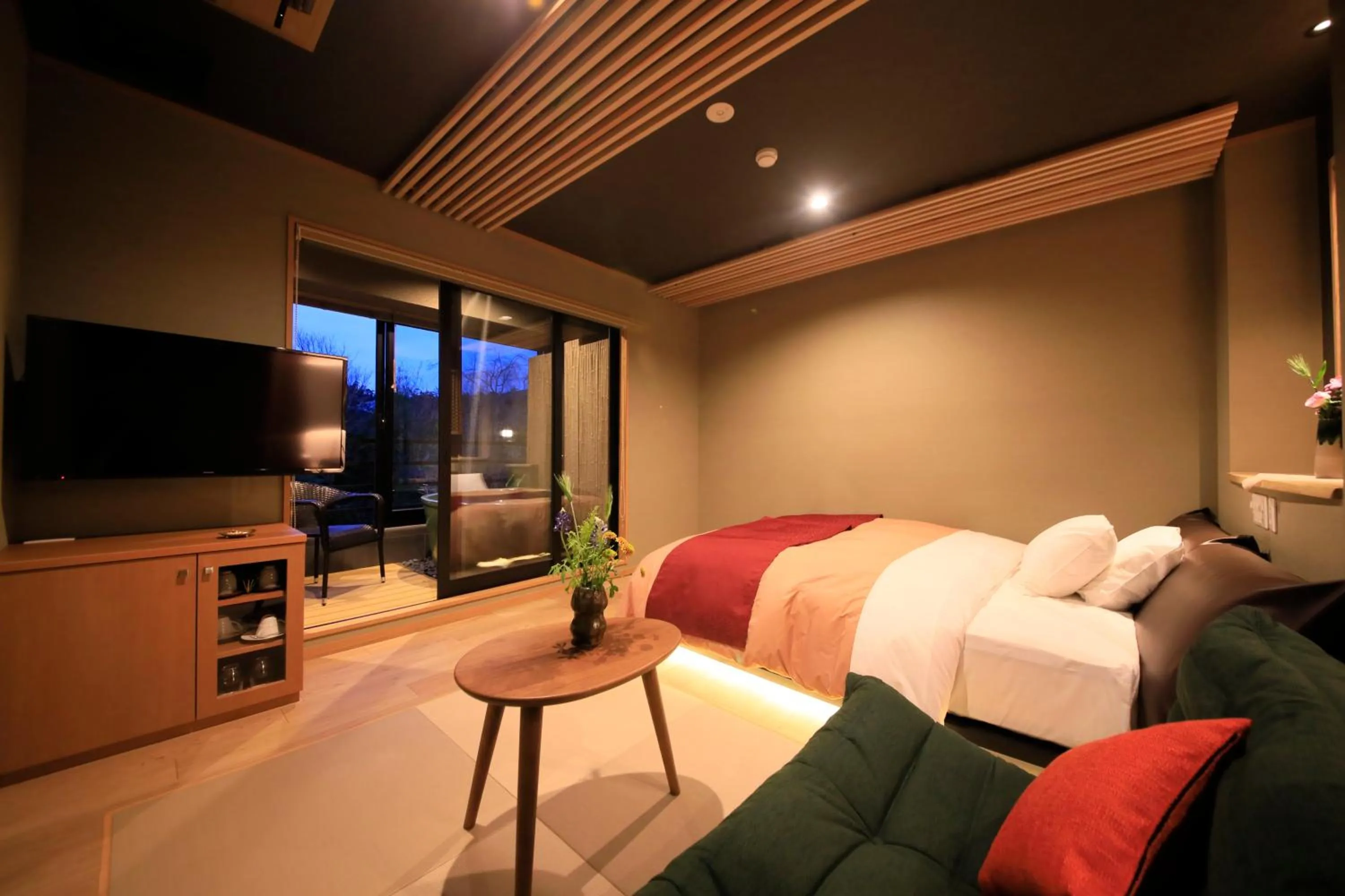 Living room, Bed in Hakone Fuga - Adult Only