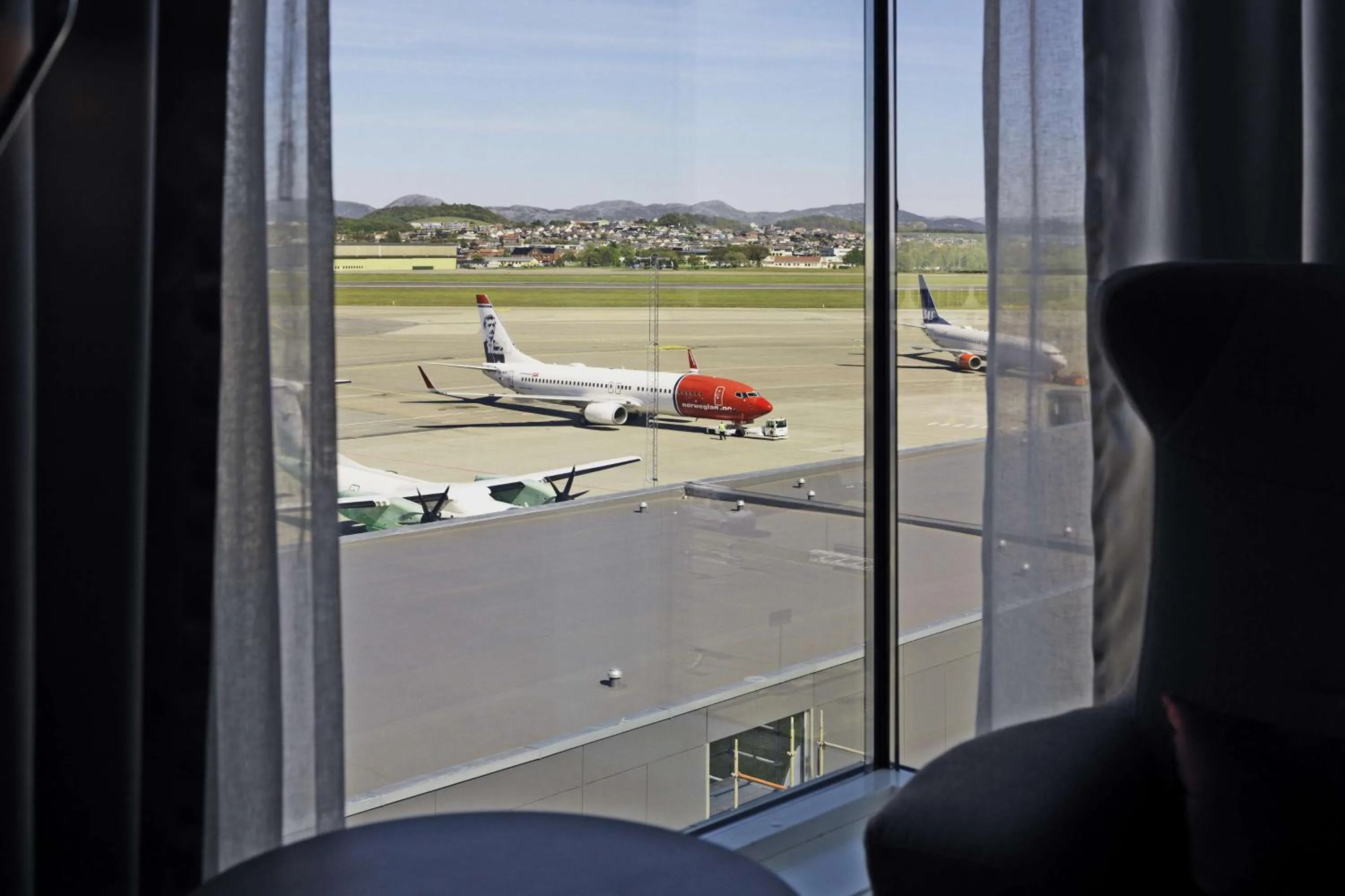View (from property/room) in Scandic Stavanger Airport