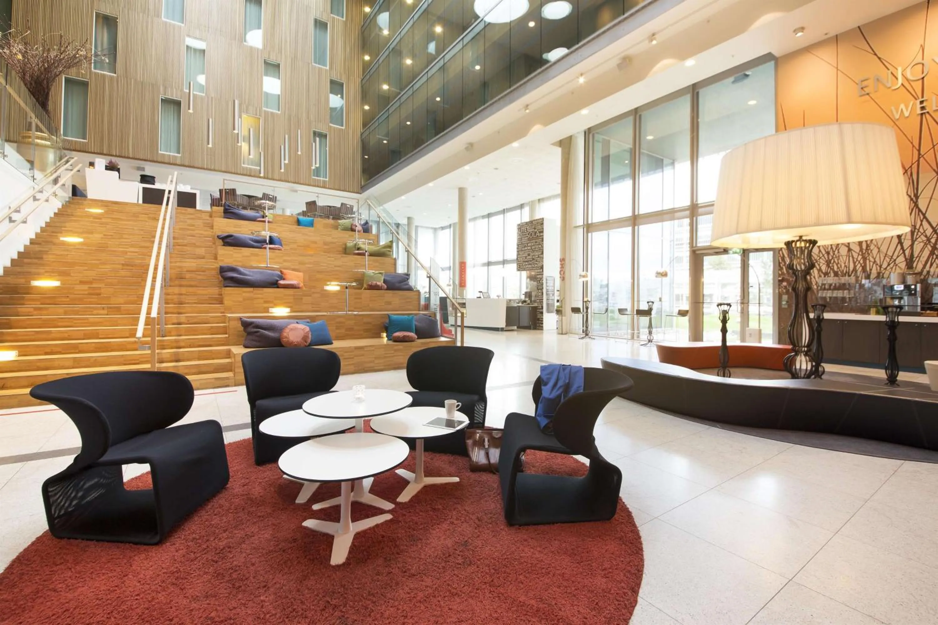 Lobby or reception in Scandic Stavanger Airport