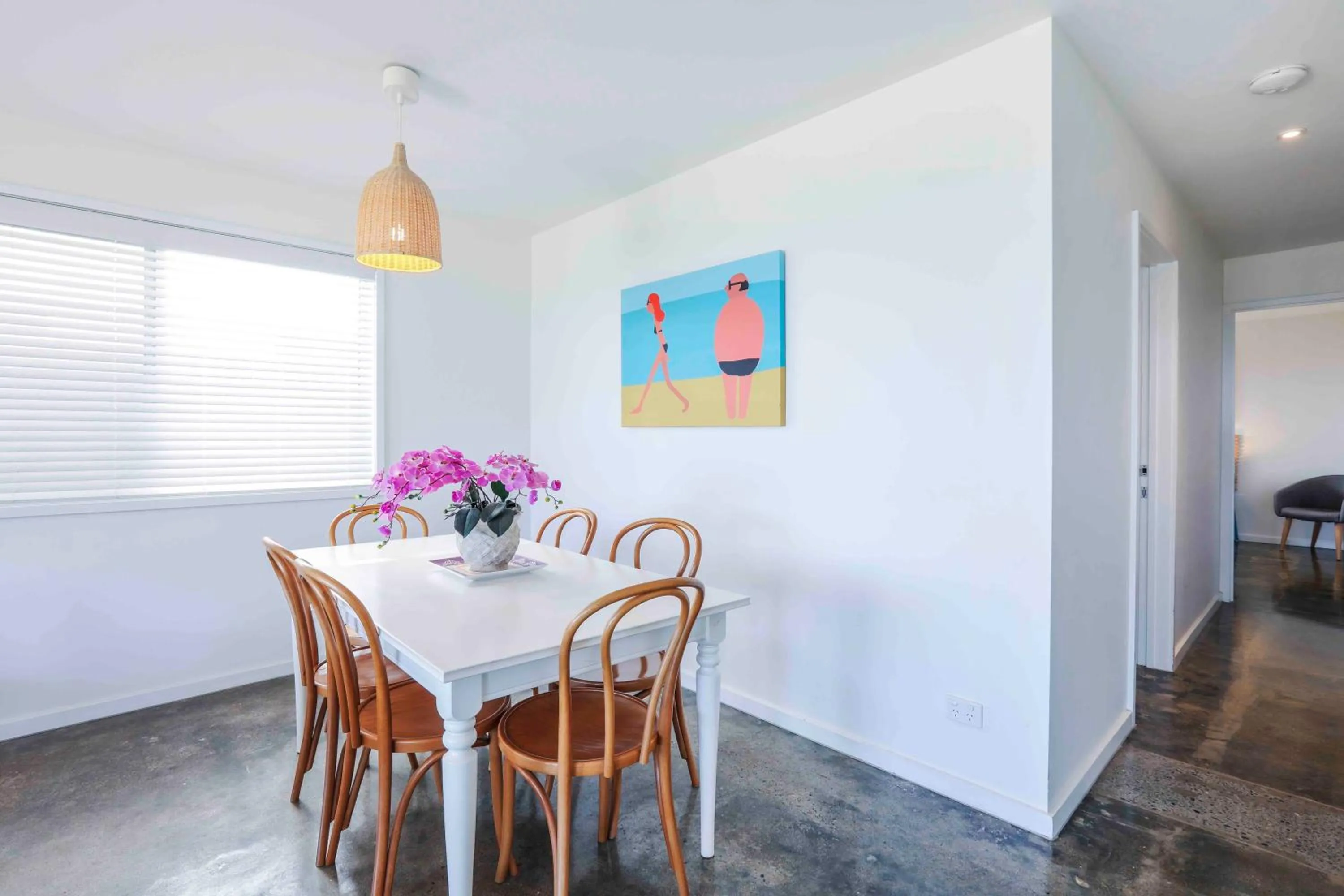 Living room in Sandbox Apartments