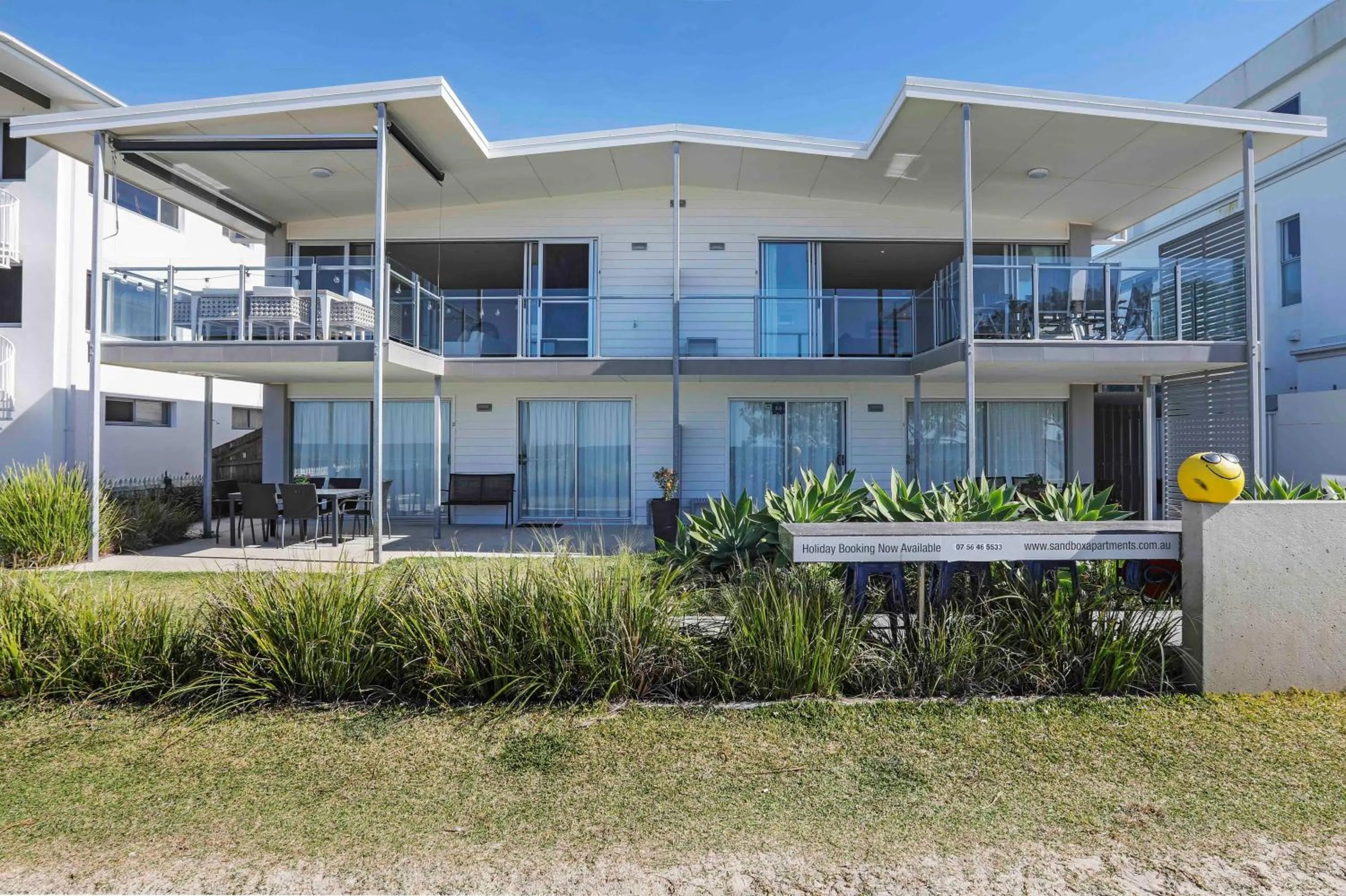 Facade/entrance in Sandbox Apartments