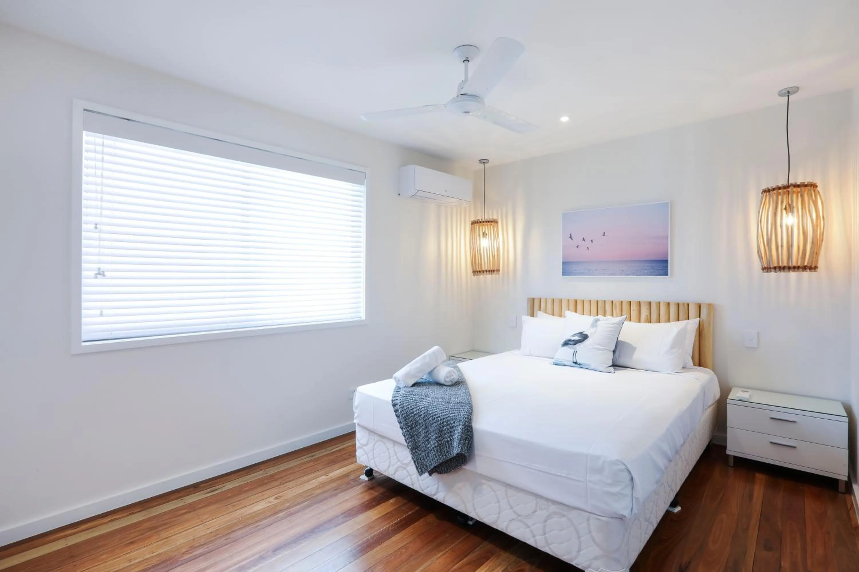 Bedroom, Bed in Sandbox Apartments