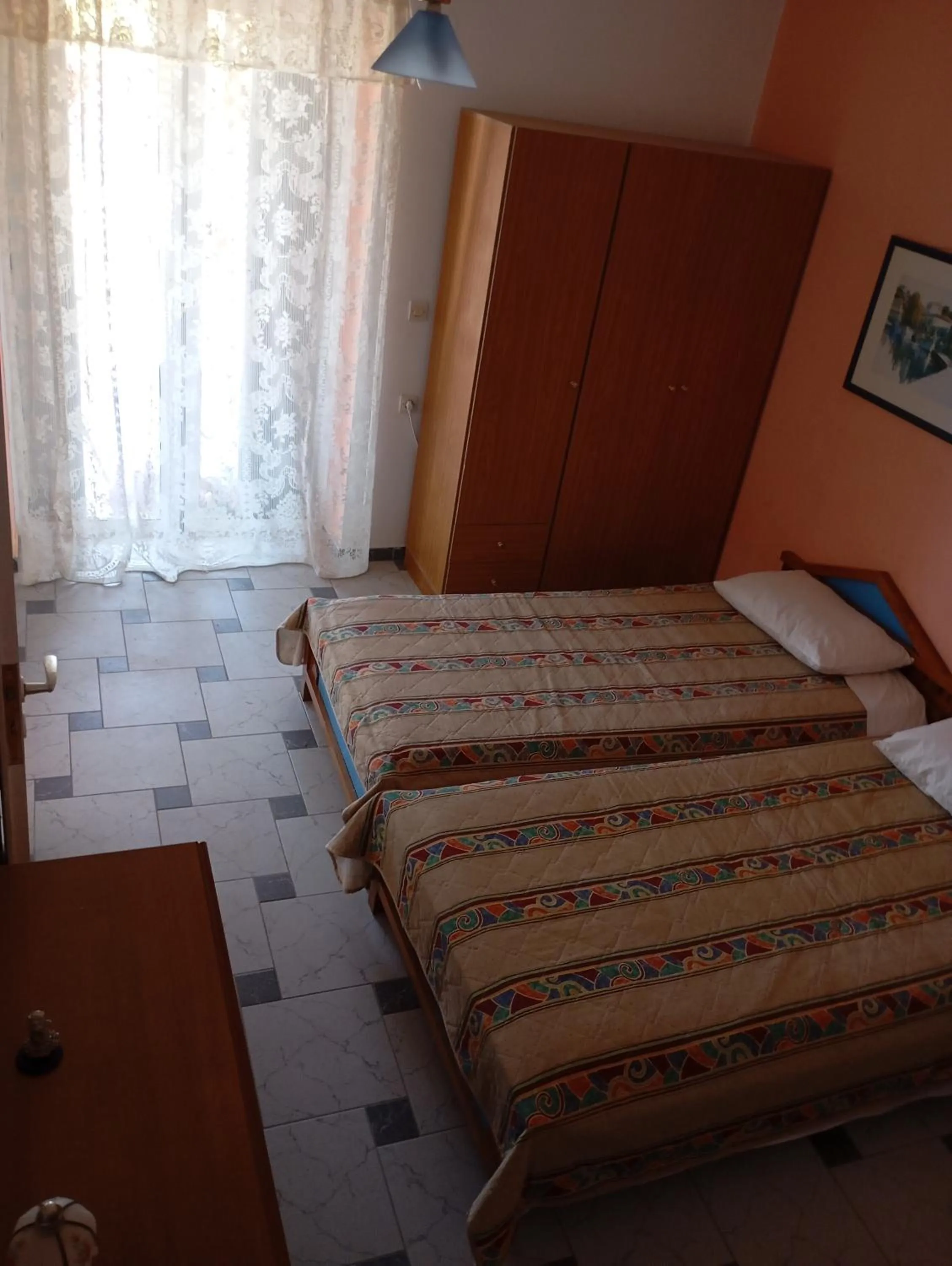 Bed in Denise Apartments Kefalos