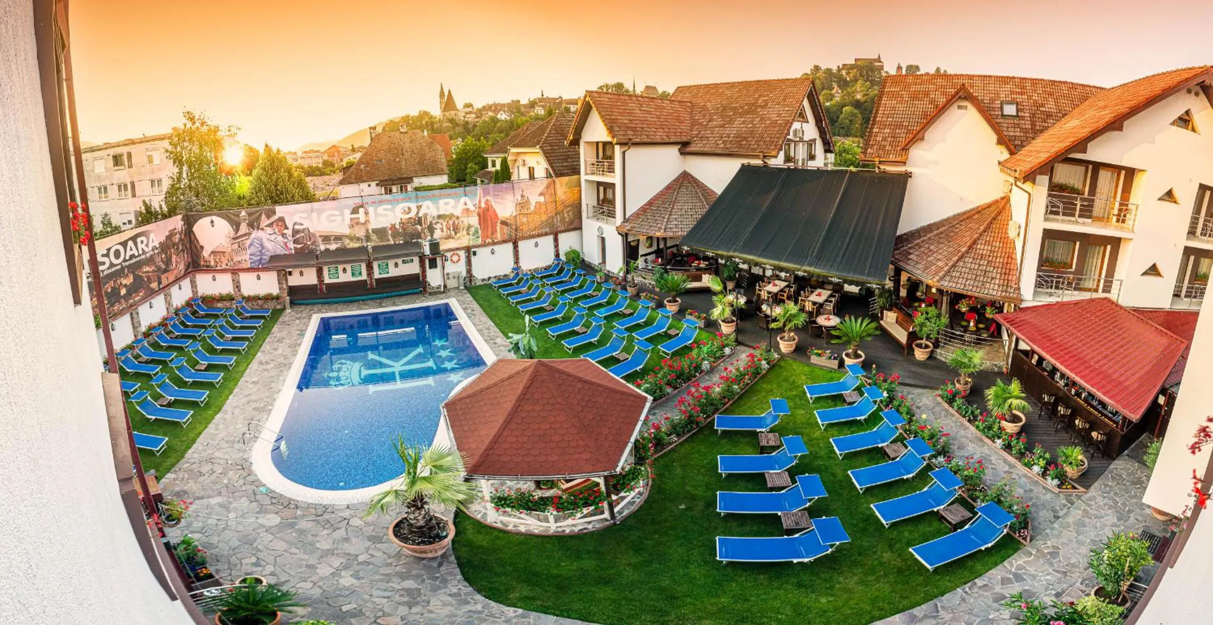 Bird's eye view in Hotel Korona