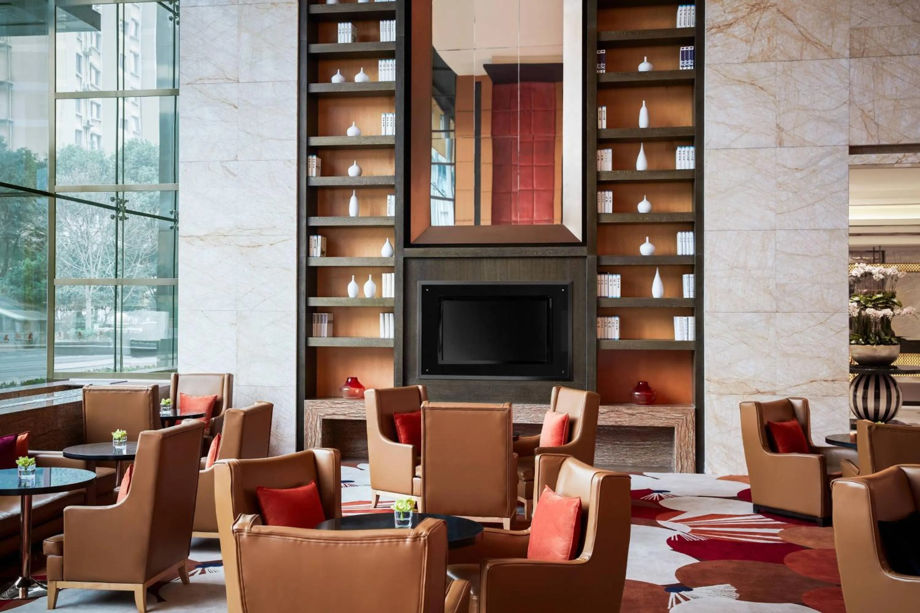 Lounge or bar in Suzhou Marriott Hotel