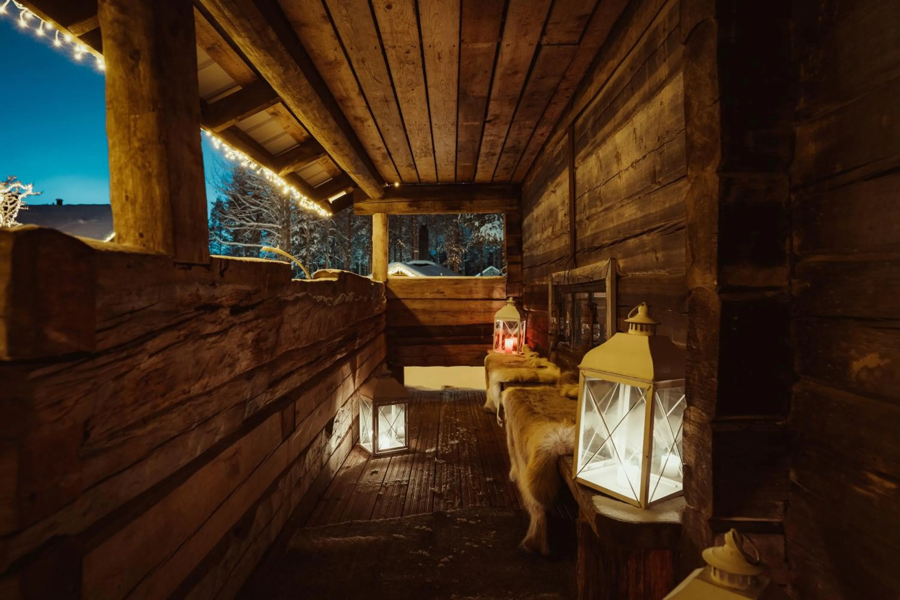 Sauna in Reindeer Manor Levi