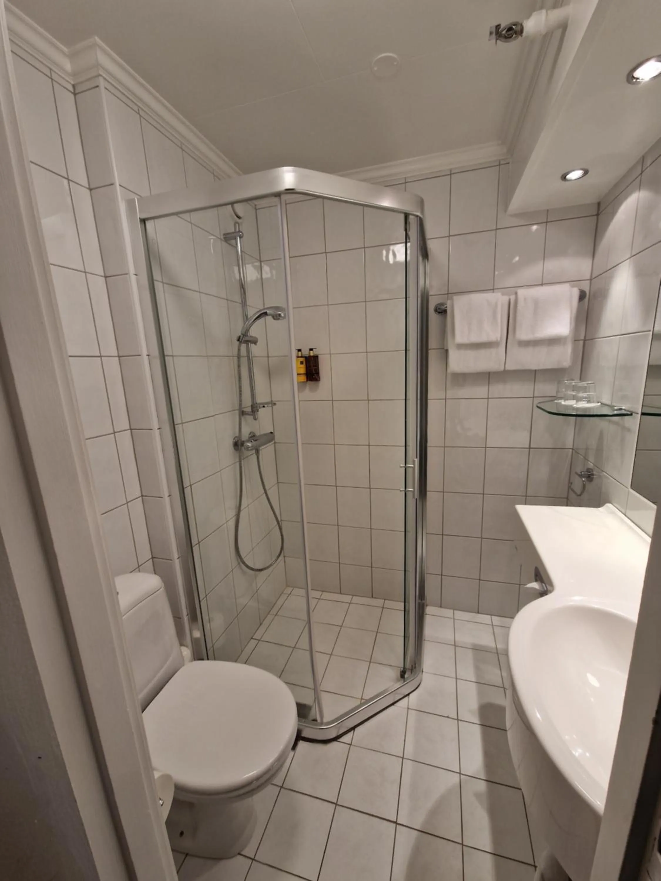 Shower in Dr. Holms Hotel