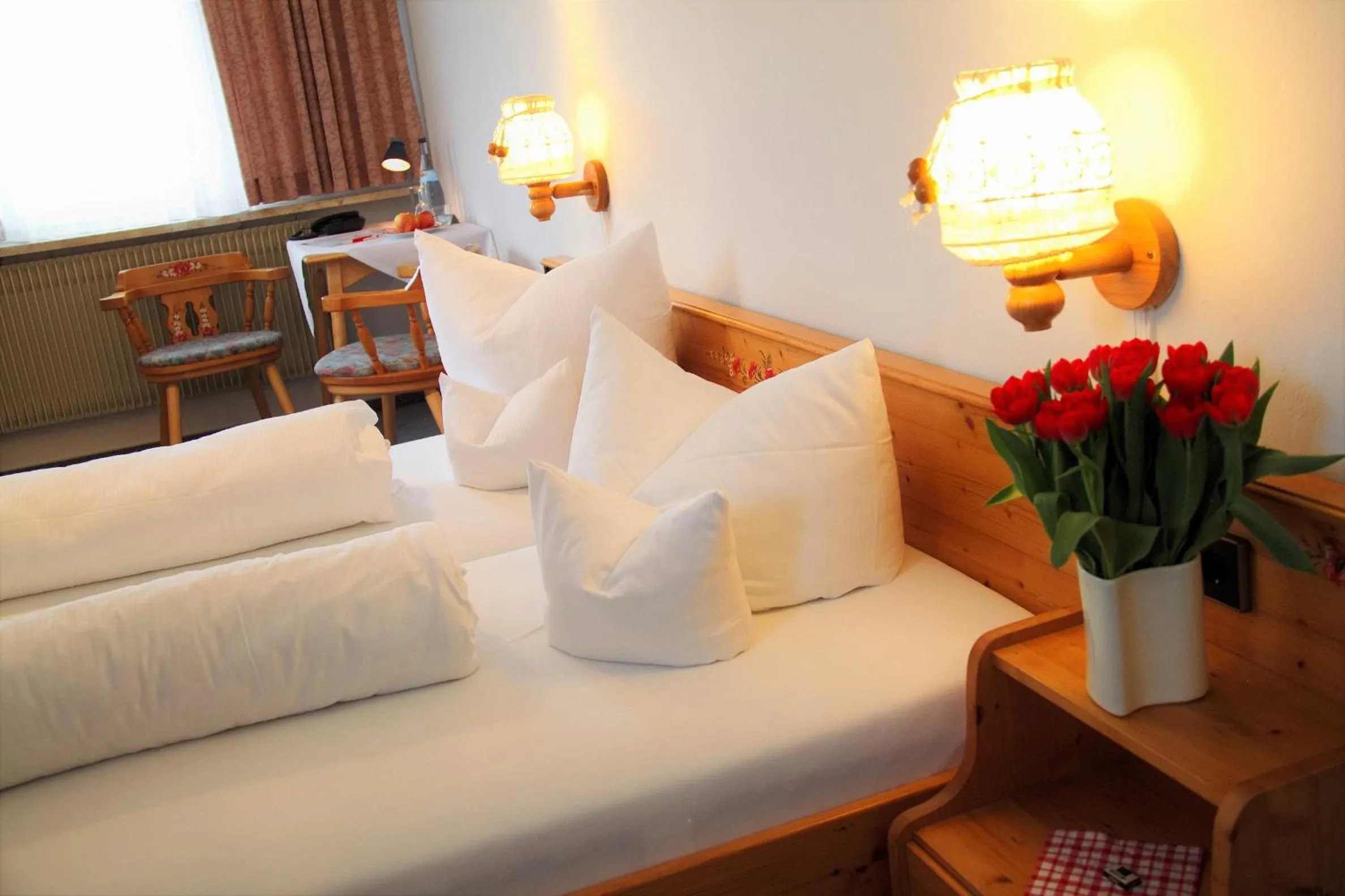 Bedroom, Bed in Gasthaus Adler Fohrenbühl