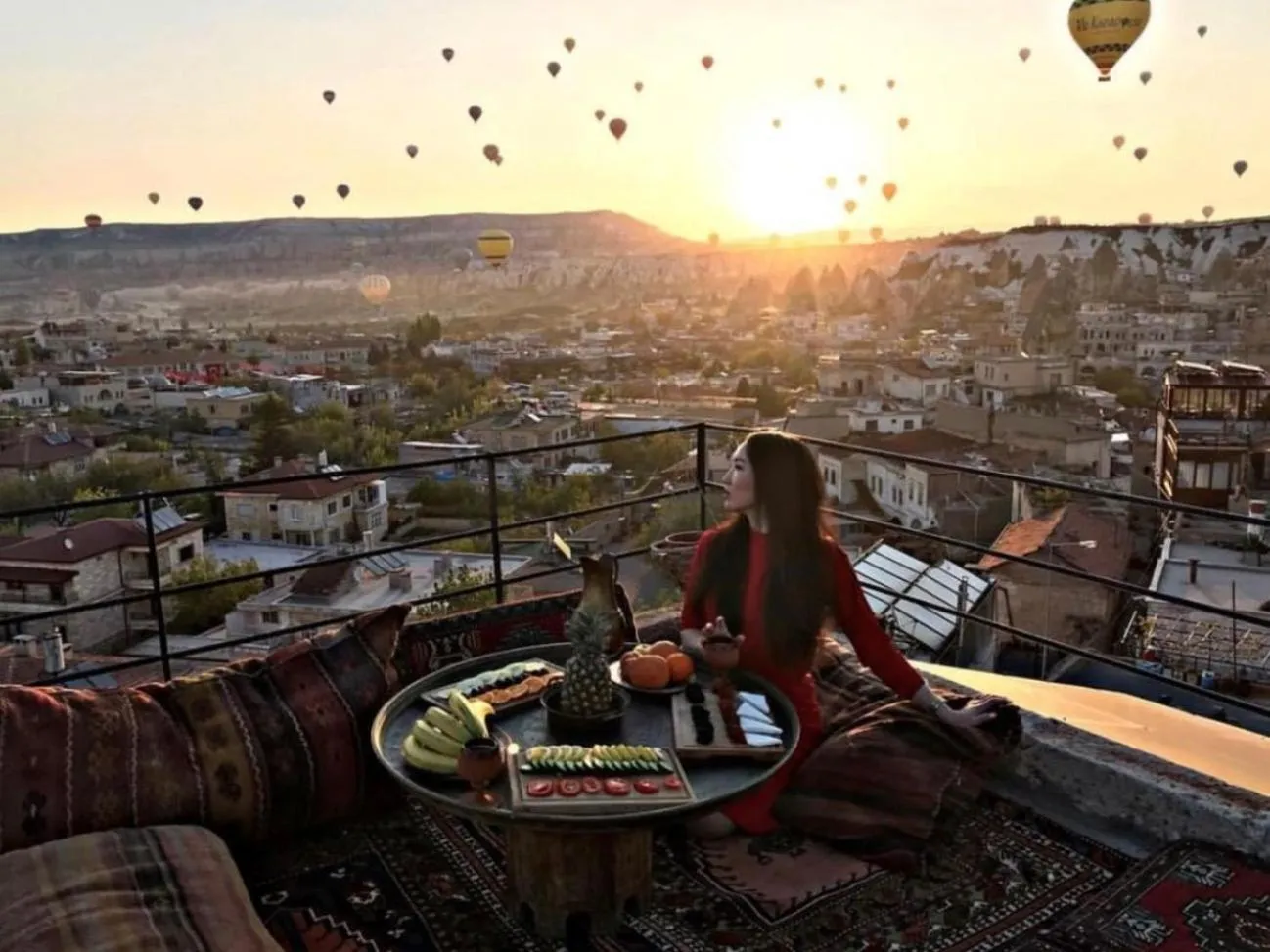 People in Travel Inn Cave Hotel