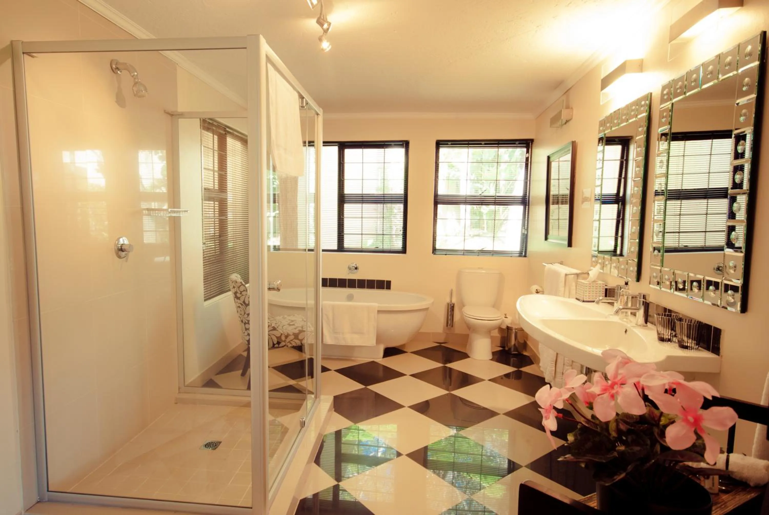 Shower in Lourie Lodge