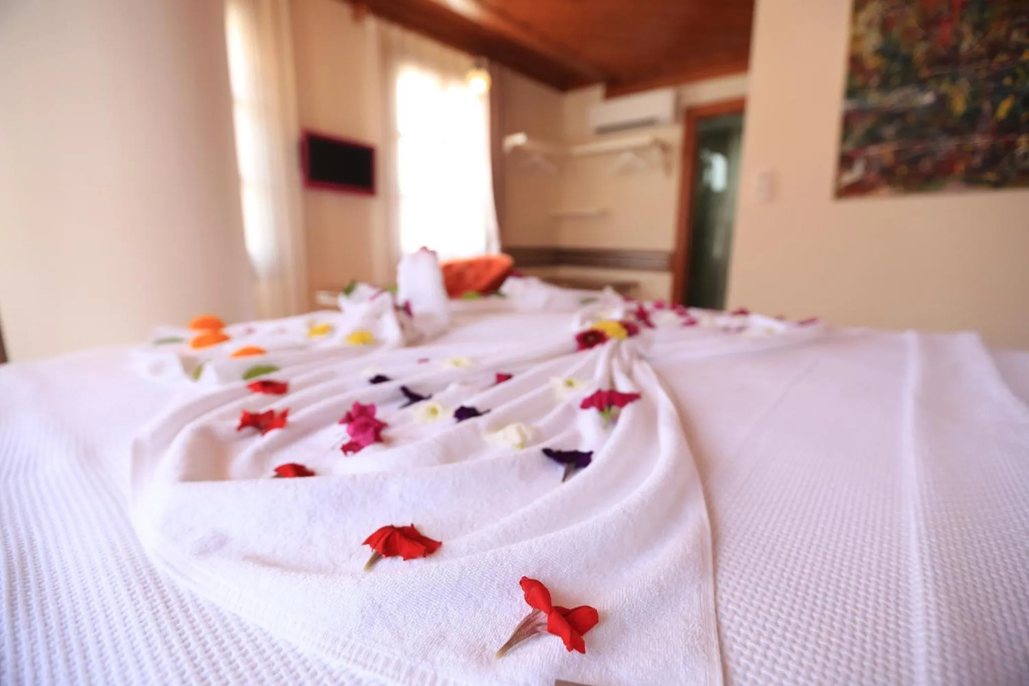 Bed in Kervan Hotel