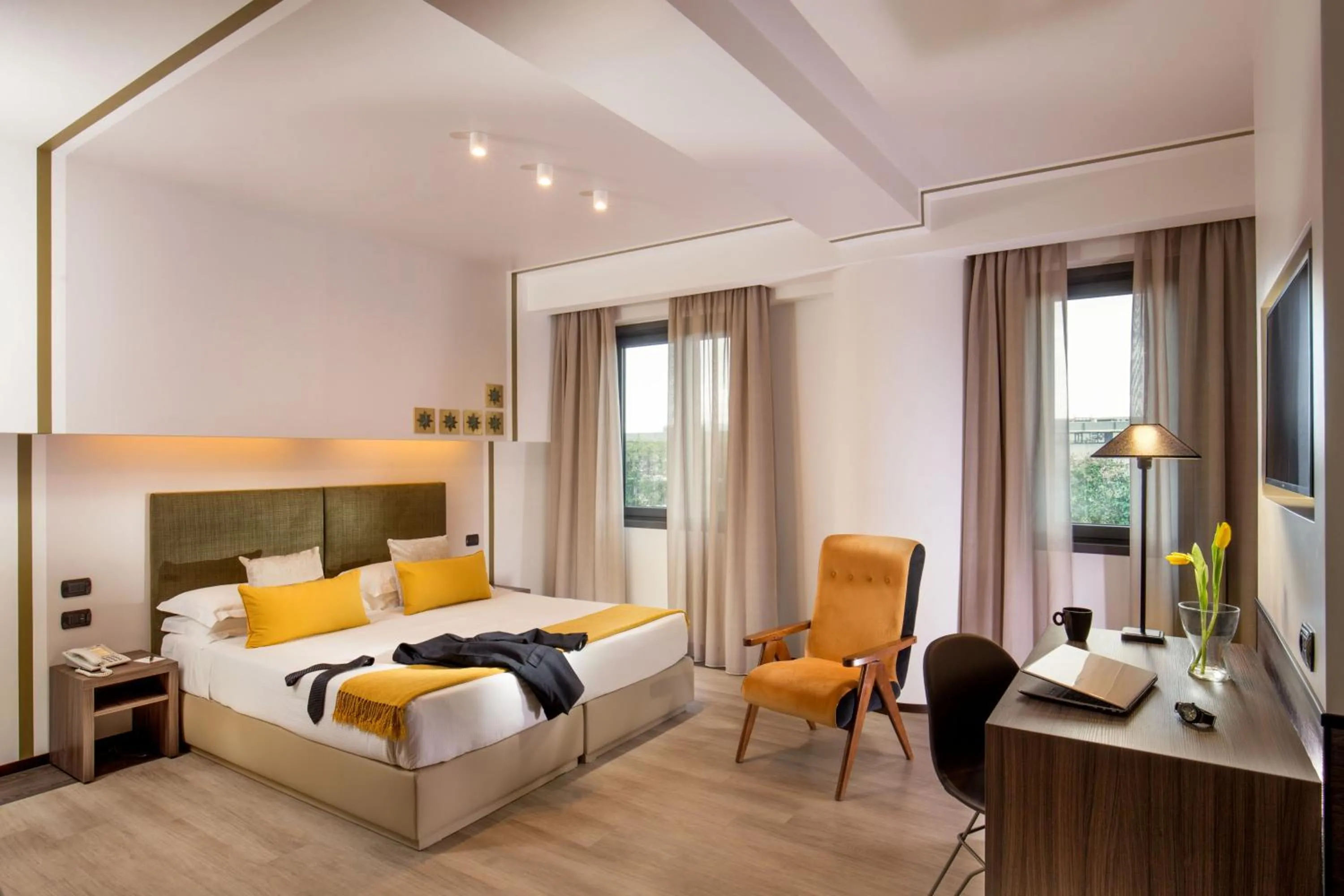 Bed in Hotel Domidea