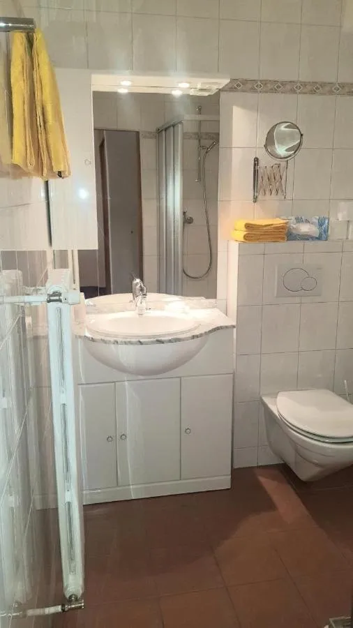 Toilet in Hotel Alpina