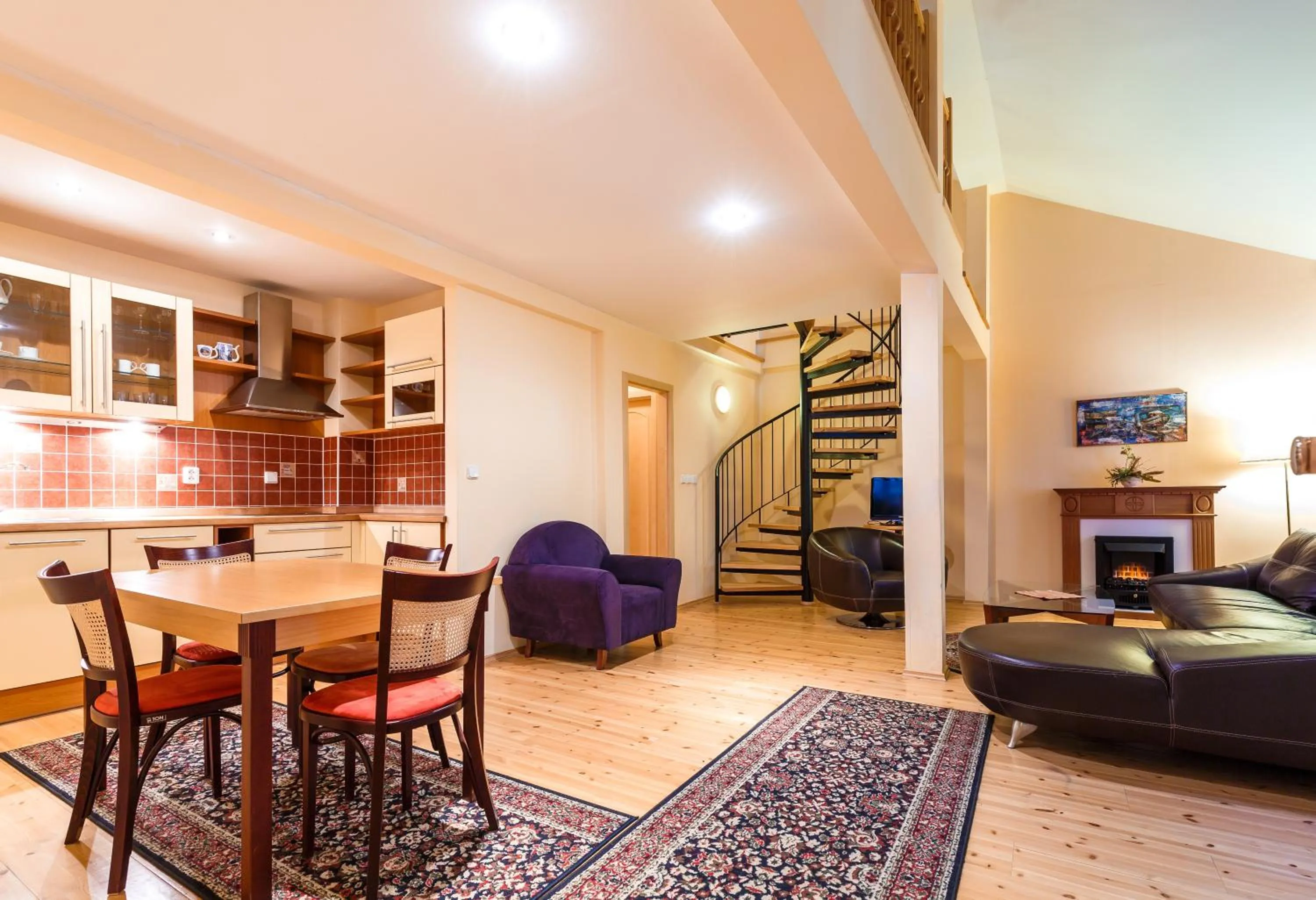 Dining area in Hotel Maltezský Kříž