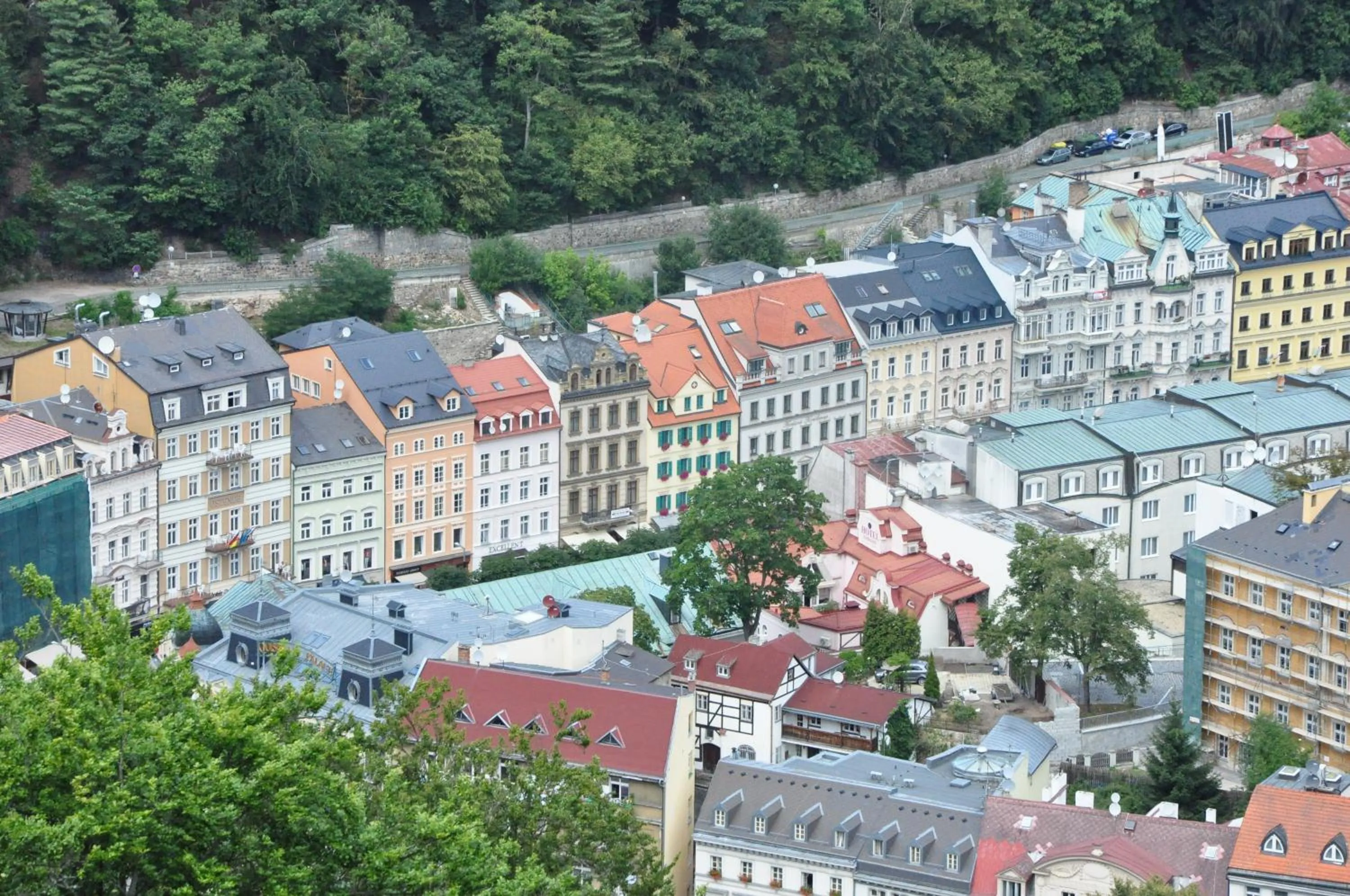 Natural landscape in Hotel Maltezský Kříž