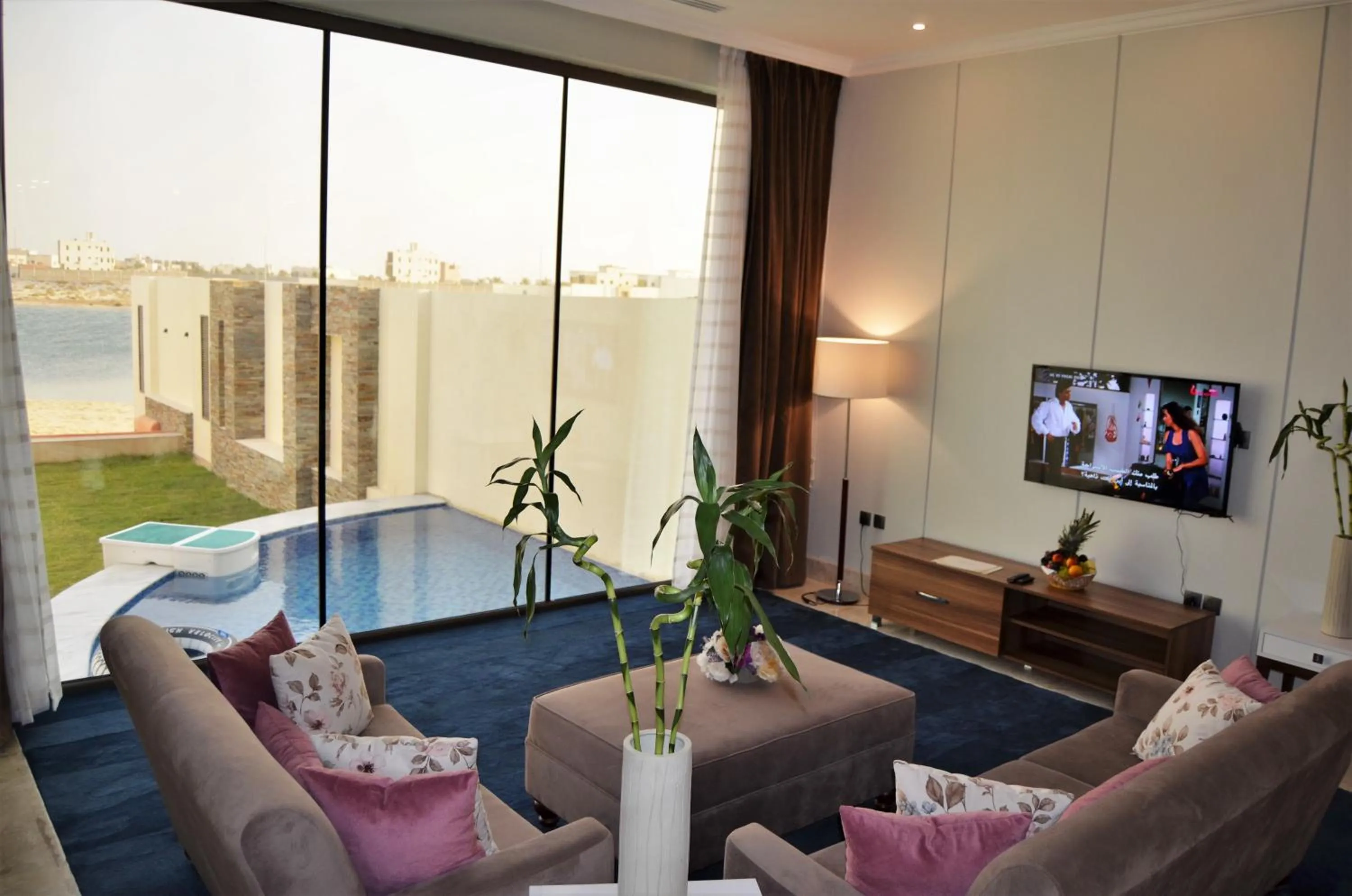 Lake view in Tamara Beach Resort, Al Khobar Half Moon Bay-"Families Only"