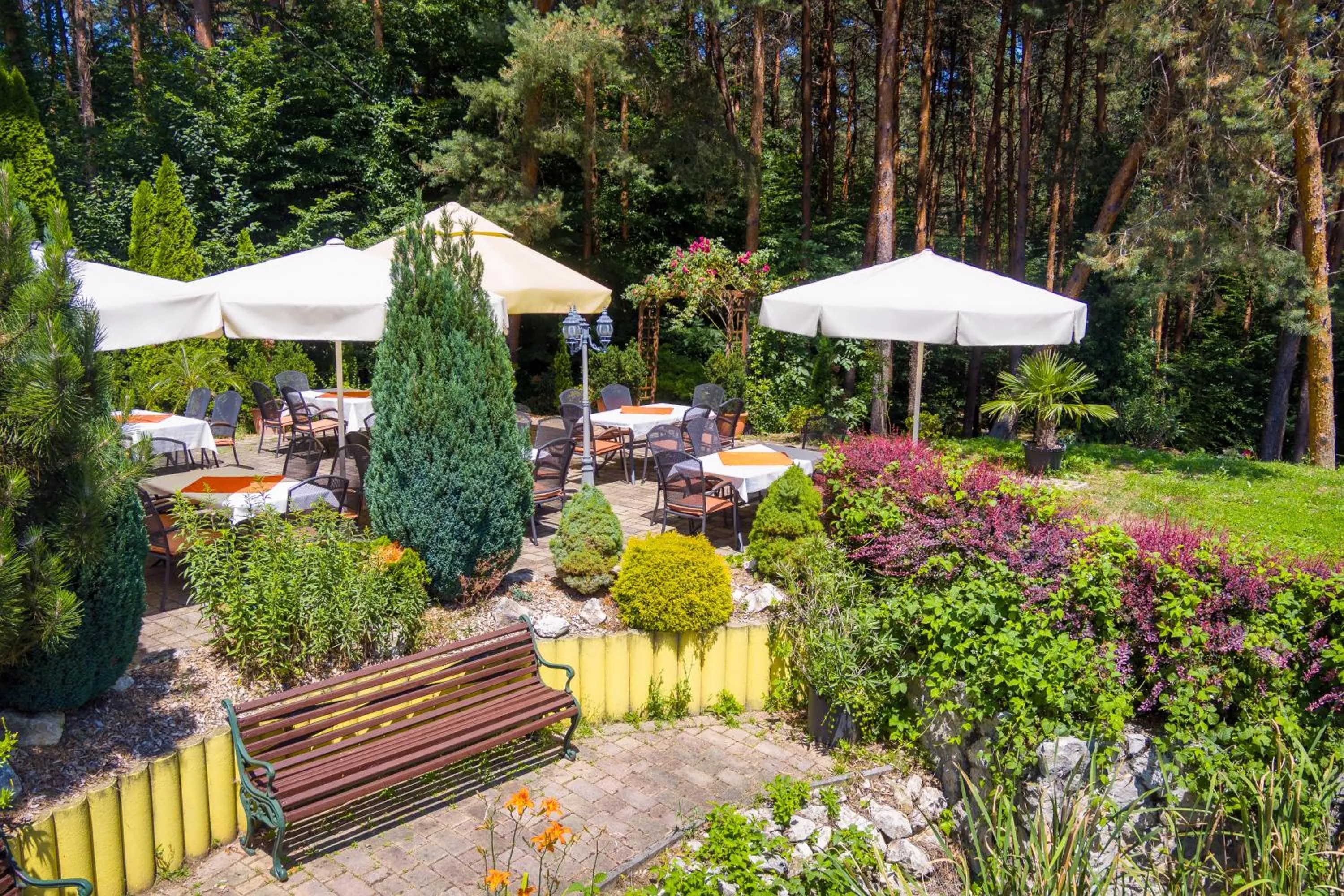 Garden in Gosztola Gyöngye-az erdő szállodája