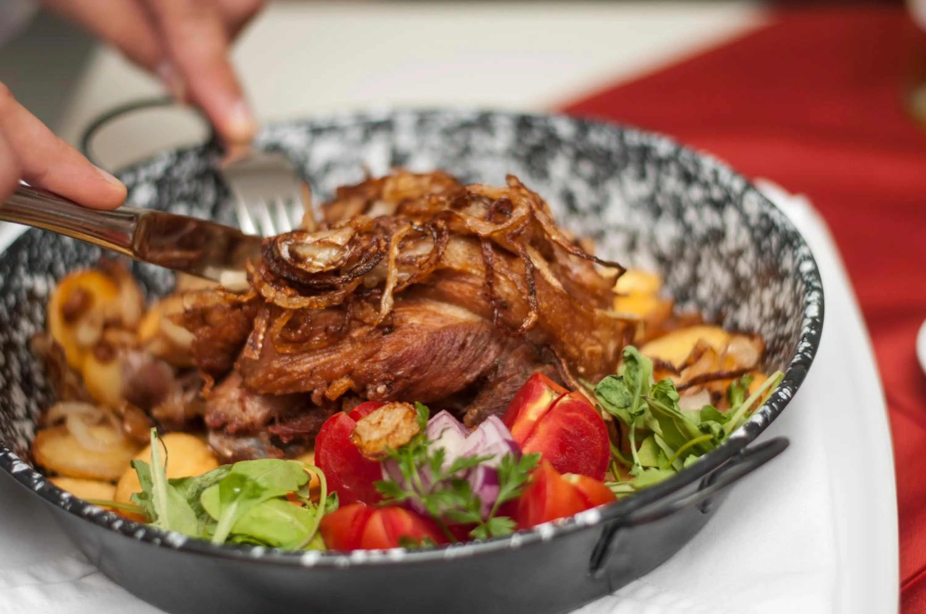 Food close-up in Gosztola Gyöngye-az erdő szállodája