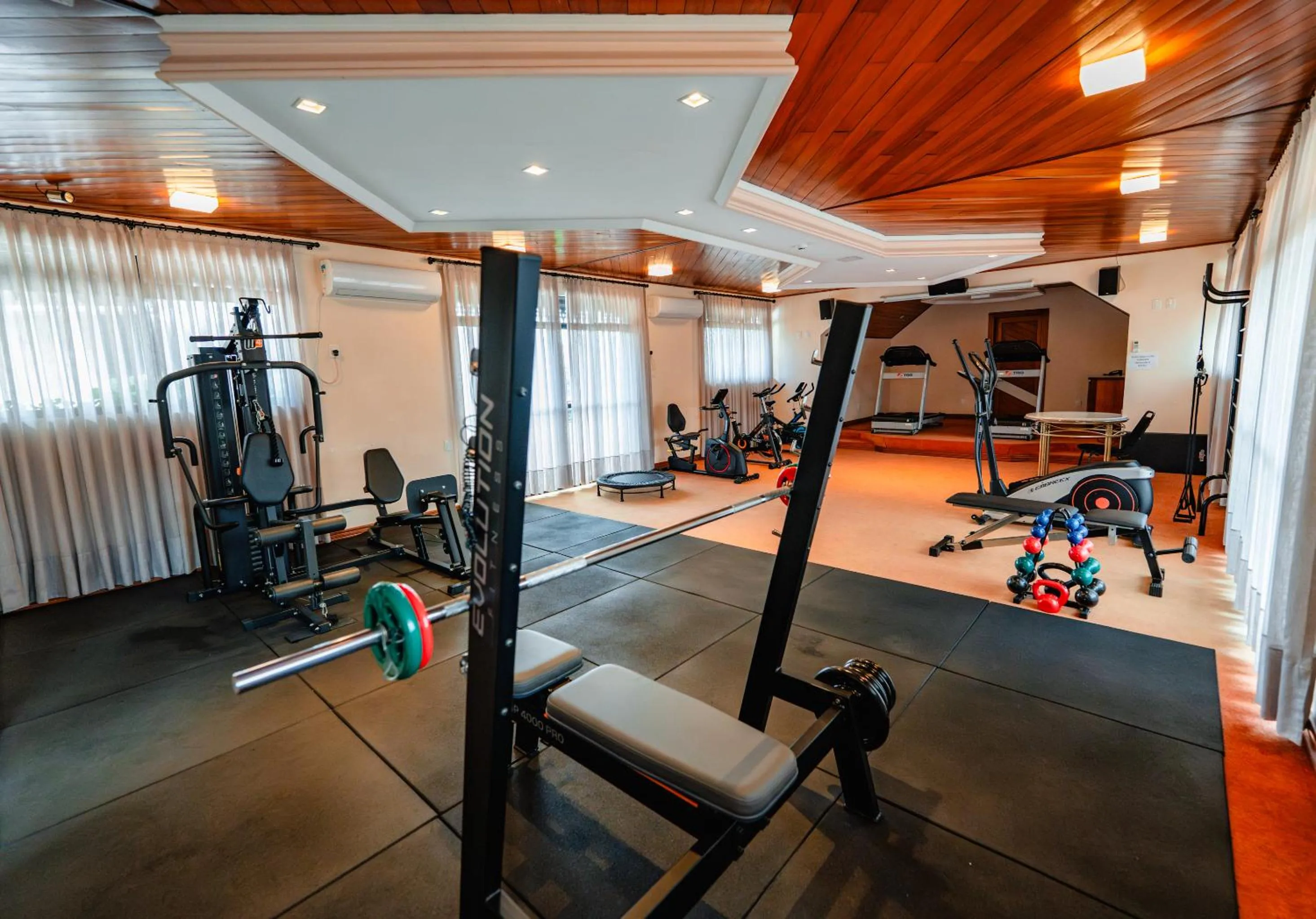Fitness centre/facilities in Hotel Vila Germânica