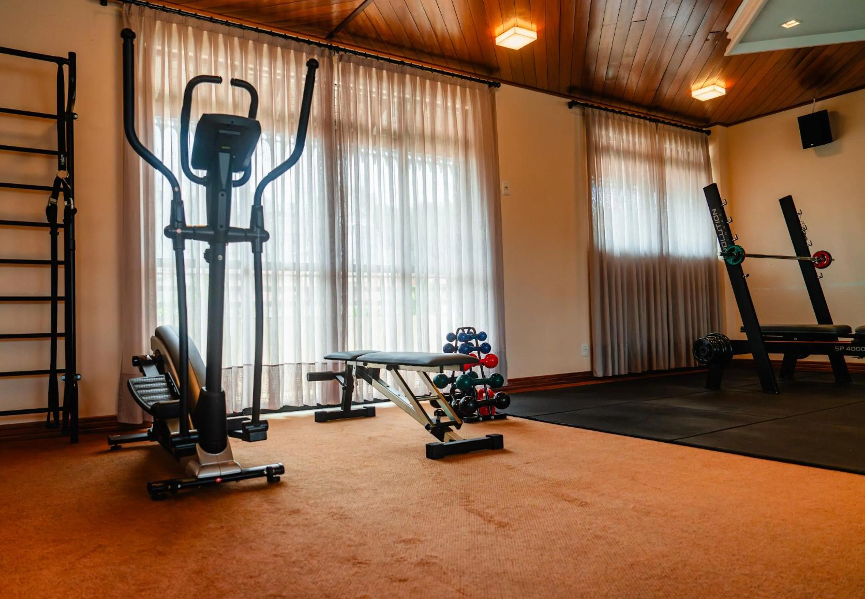 Fitness centre/facilities in Hotel Vila Germânica