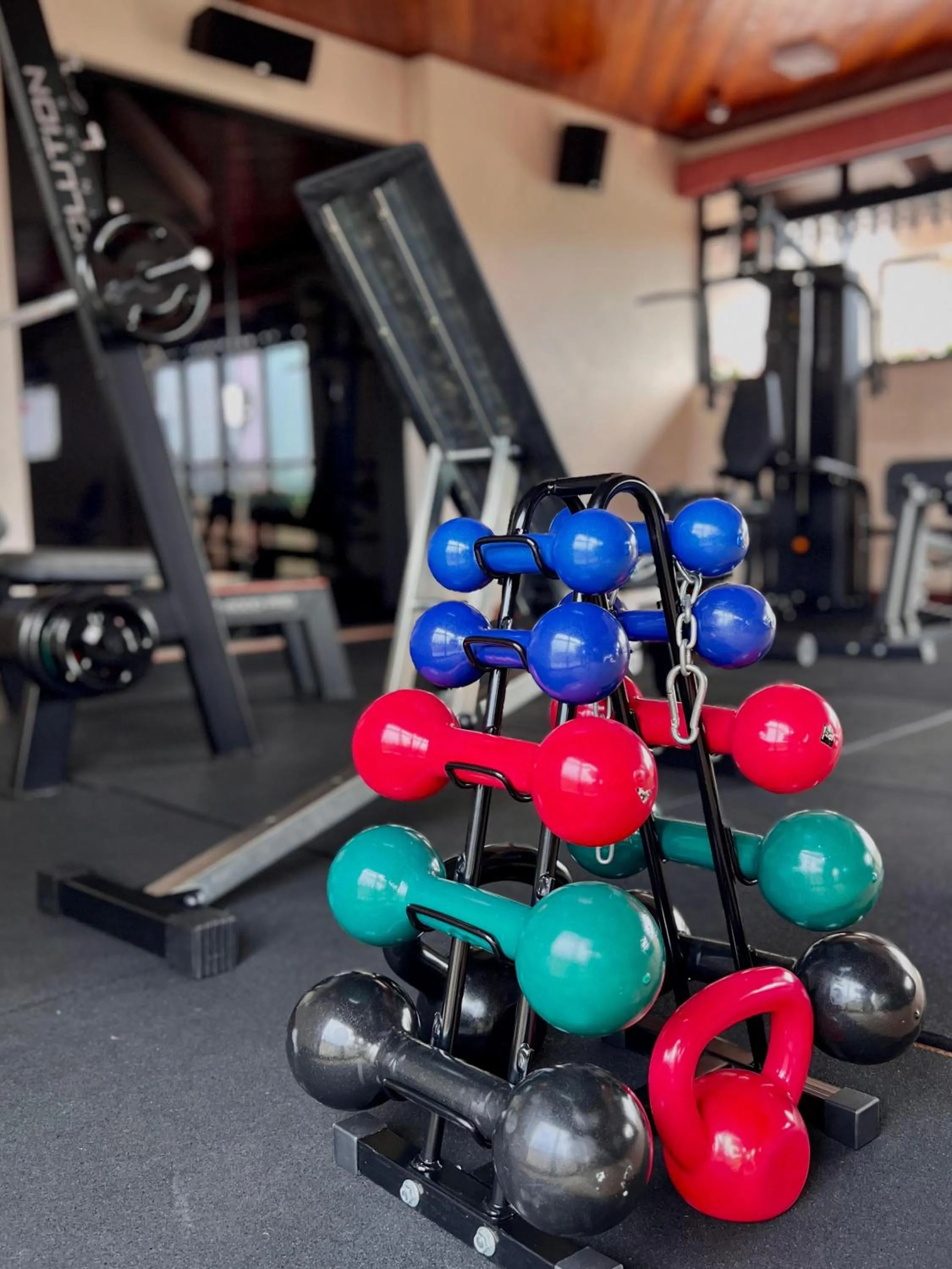 Fitness centre/facilities in Hotel Vila Germânica