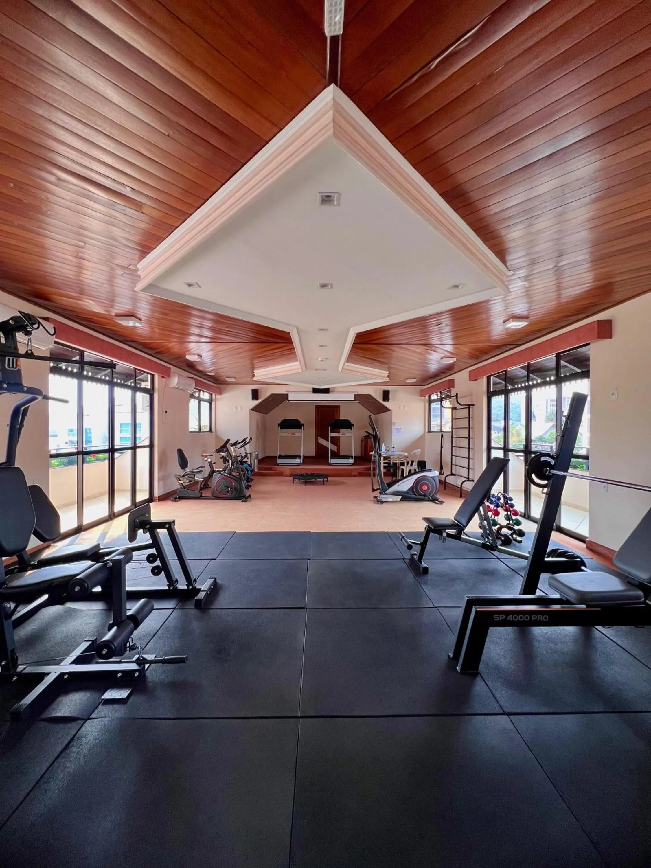 Fitness centre/facilities in Hotel Vila Germânica