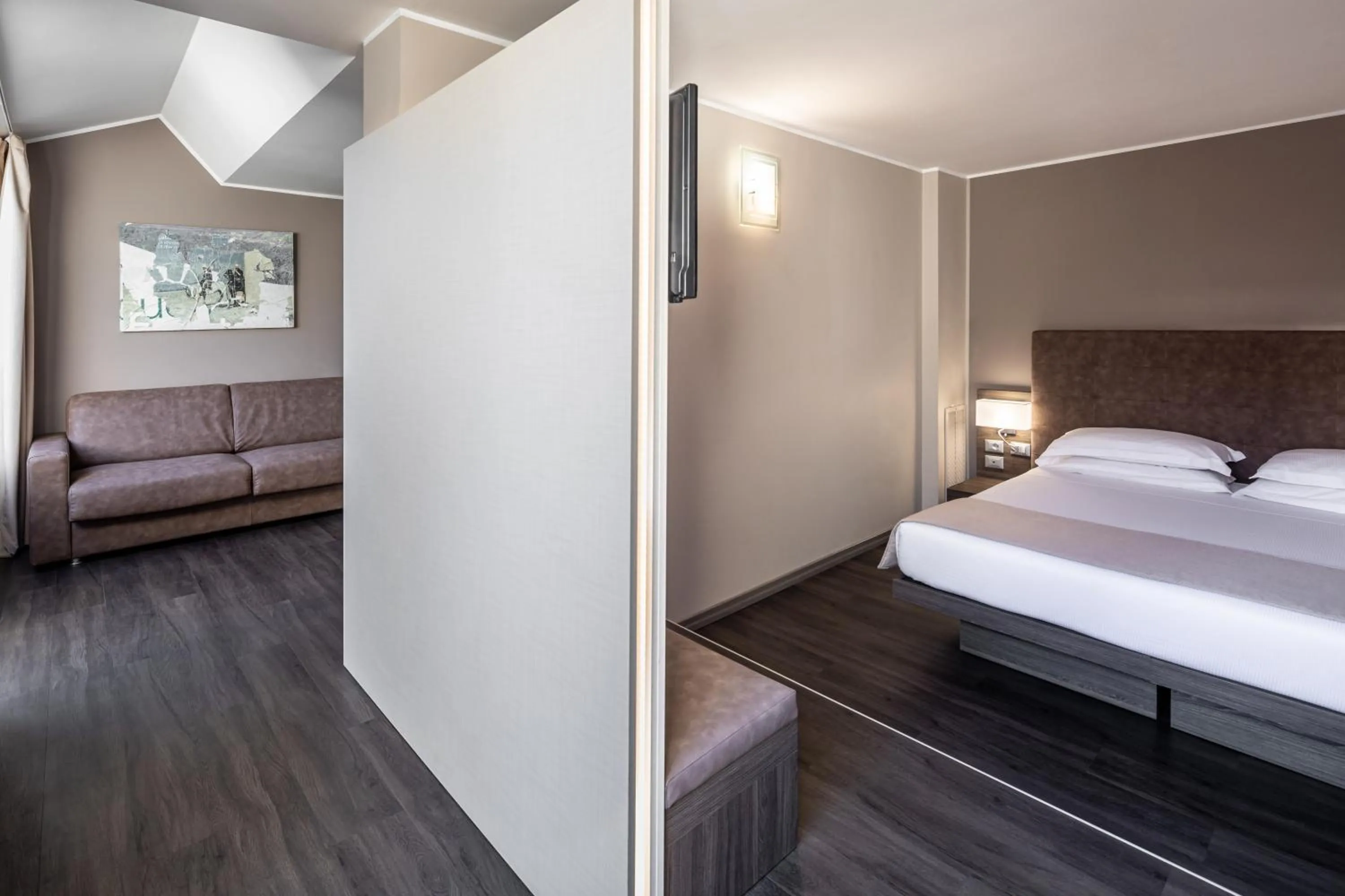 Bed in Hotel Palazzo Delle Stelline